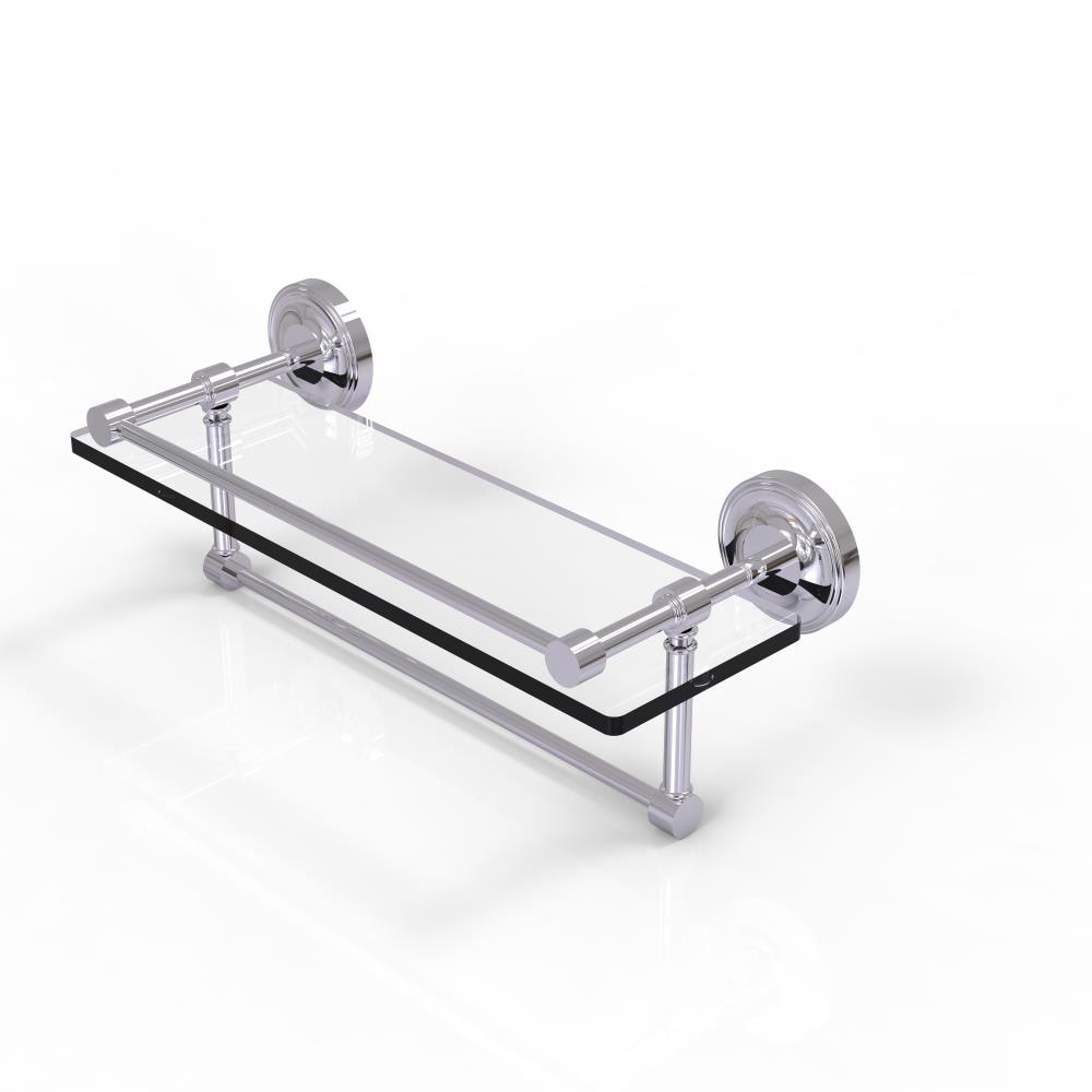 Allied Brass PRBP-1TB/16-GAL-PC Prestige Regal Polished Chrome Wall mount Bathroom Shelf ( 16-in x 5-in x 5-in )