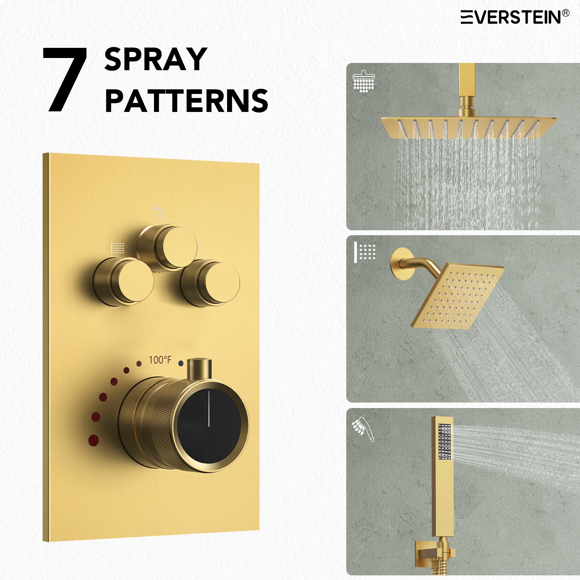 EVERSTEIN Q-923-OTOP Showerhead-Bar-Panels - View #4