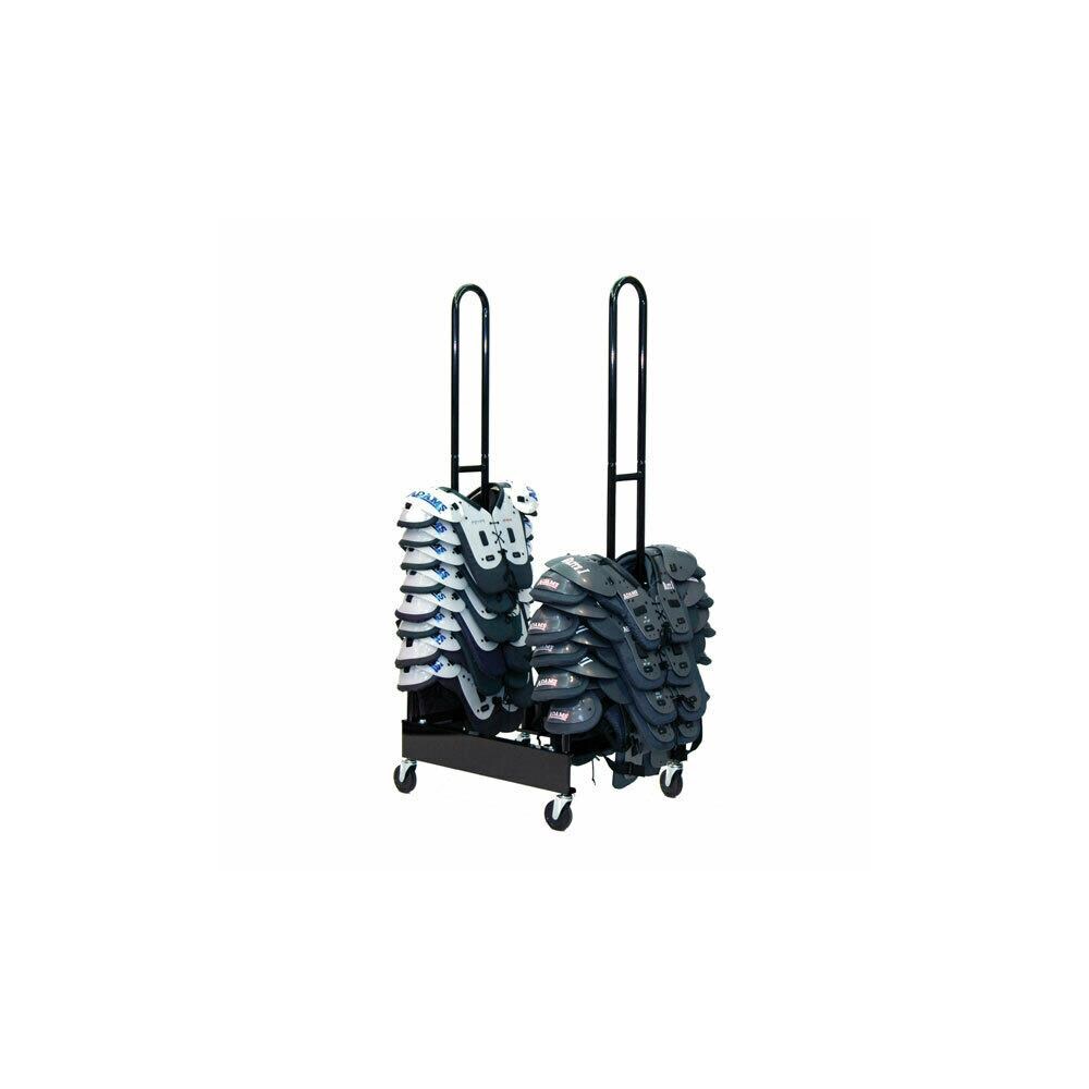 Champion Sports CHMP824  FBSPR2 Two Stack Shoulder Pad Rack, Black