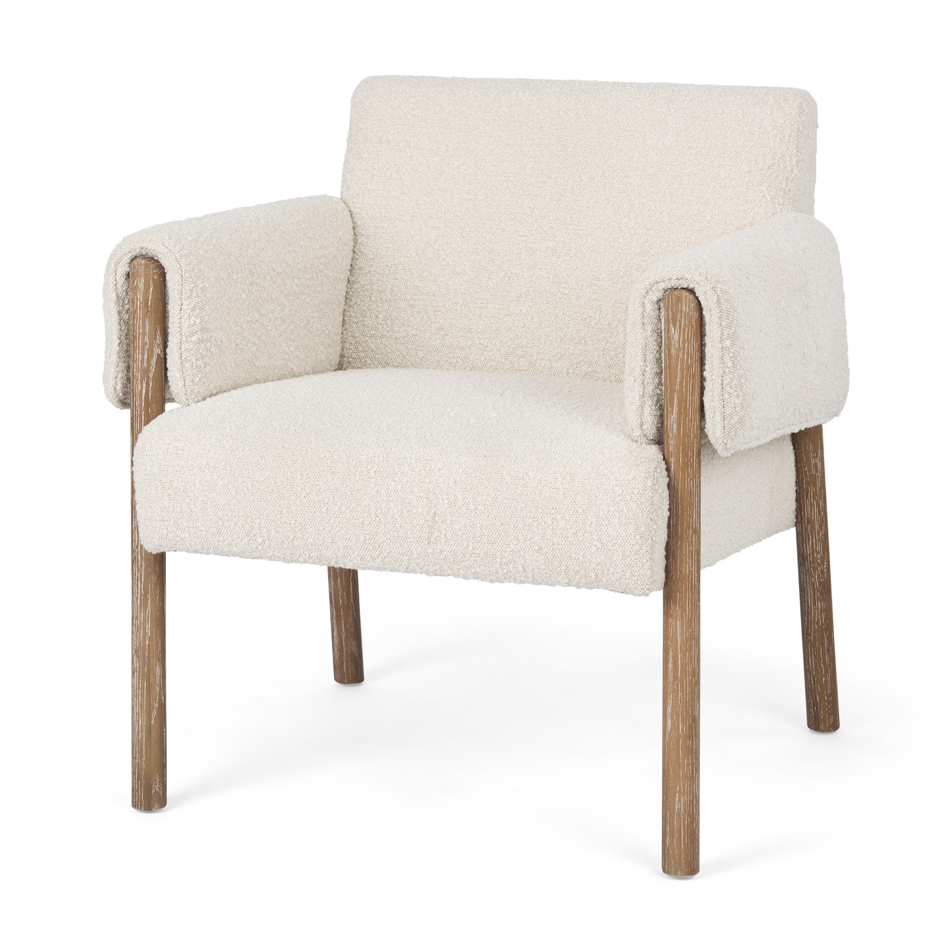 Mercana 69818 Farmhouse Cream Accent Chair