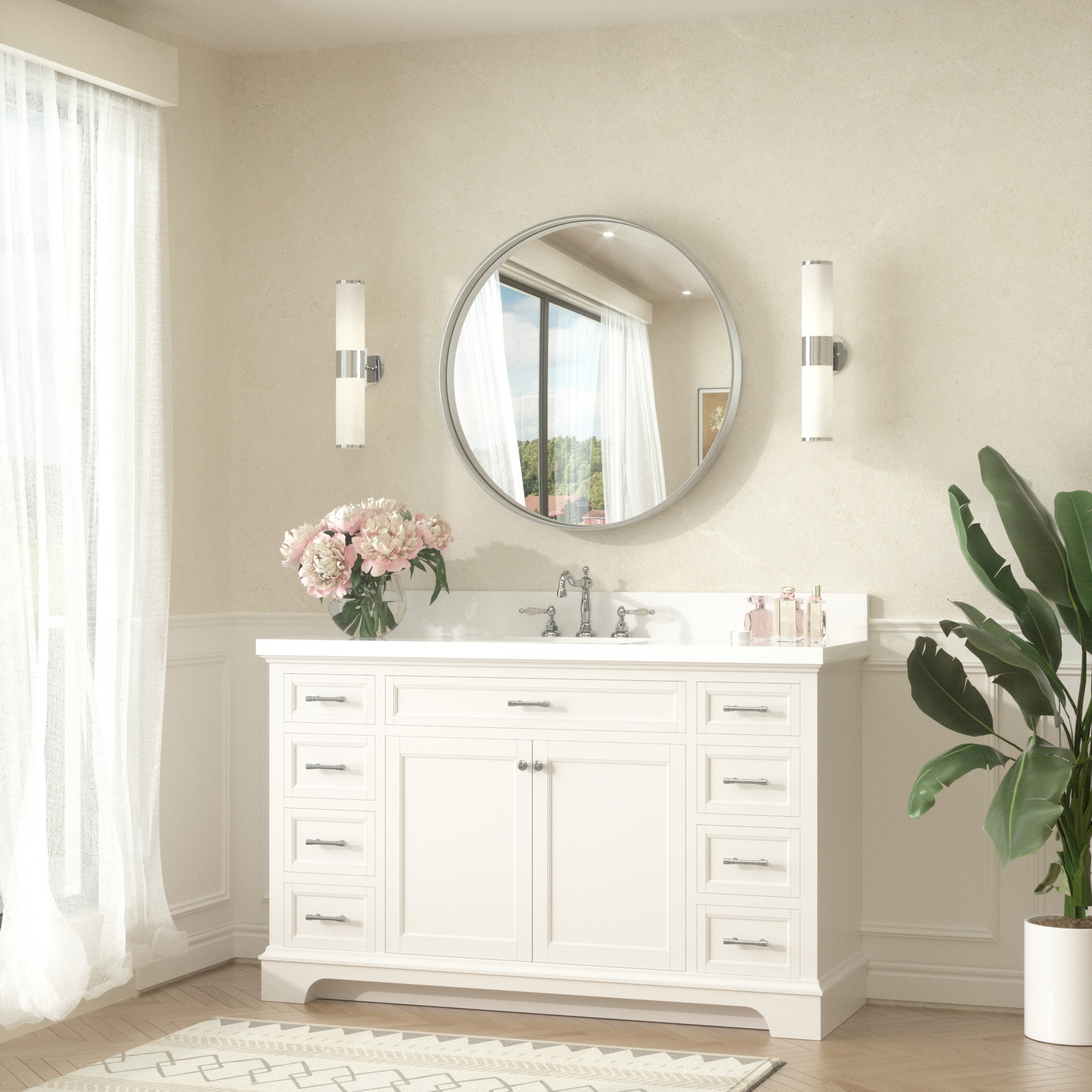 Keonjinn LW-JZ-YXJSK-R76SI Decor-Mirrors - View #2