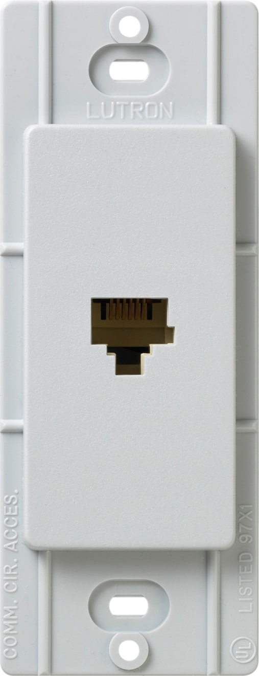 Lutron SC-PJ-PD Plastic Coax Wall Jack