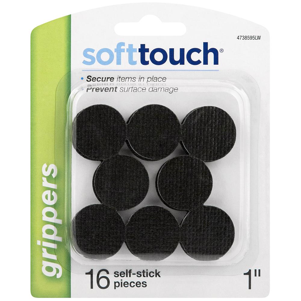 Slipstick GorillaPads Anti-skid 1.5 Inch-in Black Rubber in the Chair Leg  Tips & Furniture Glides department at