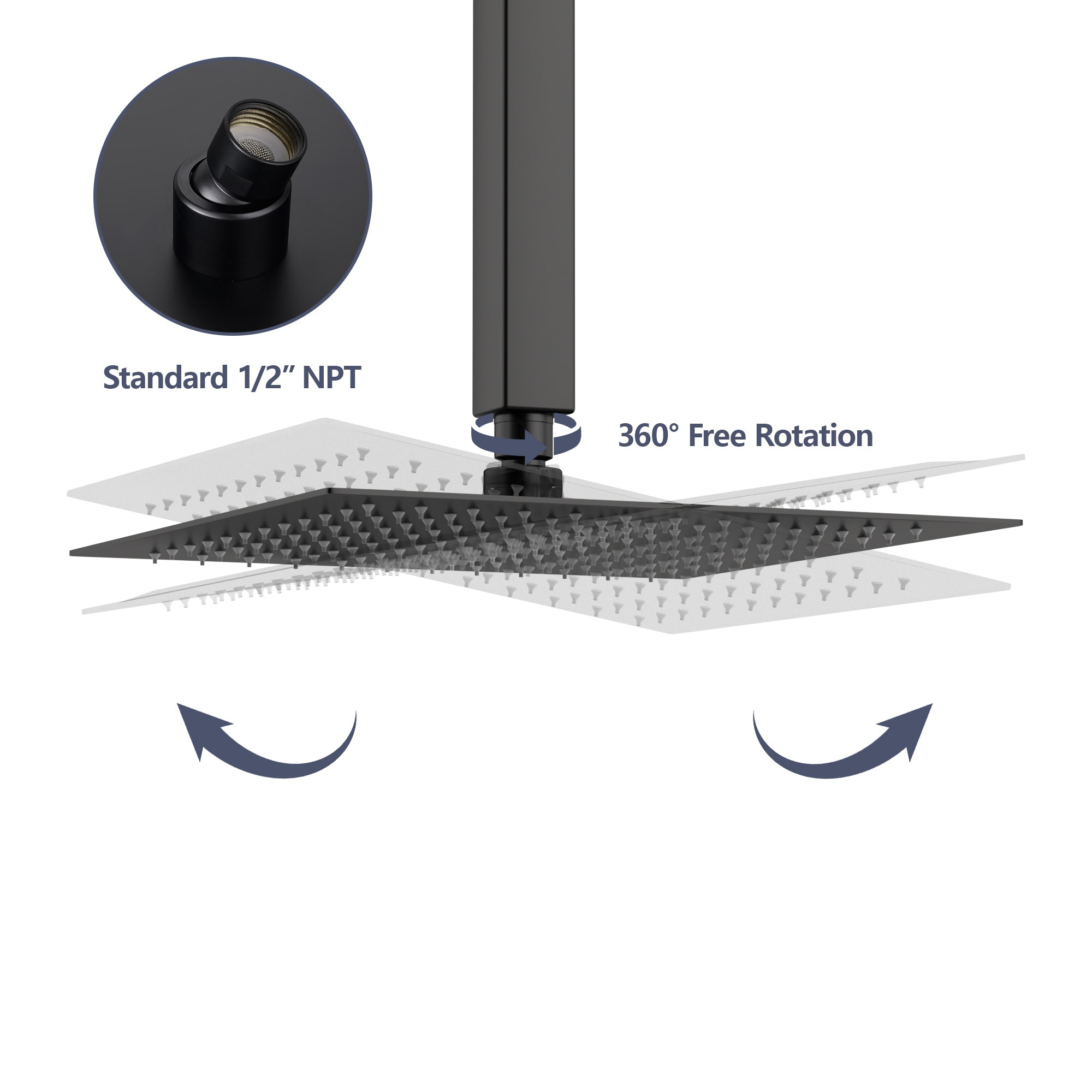 KICHAE KSLF17004-B Fixed-Showerhead - View #4