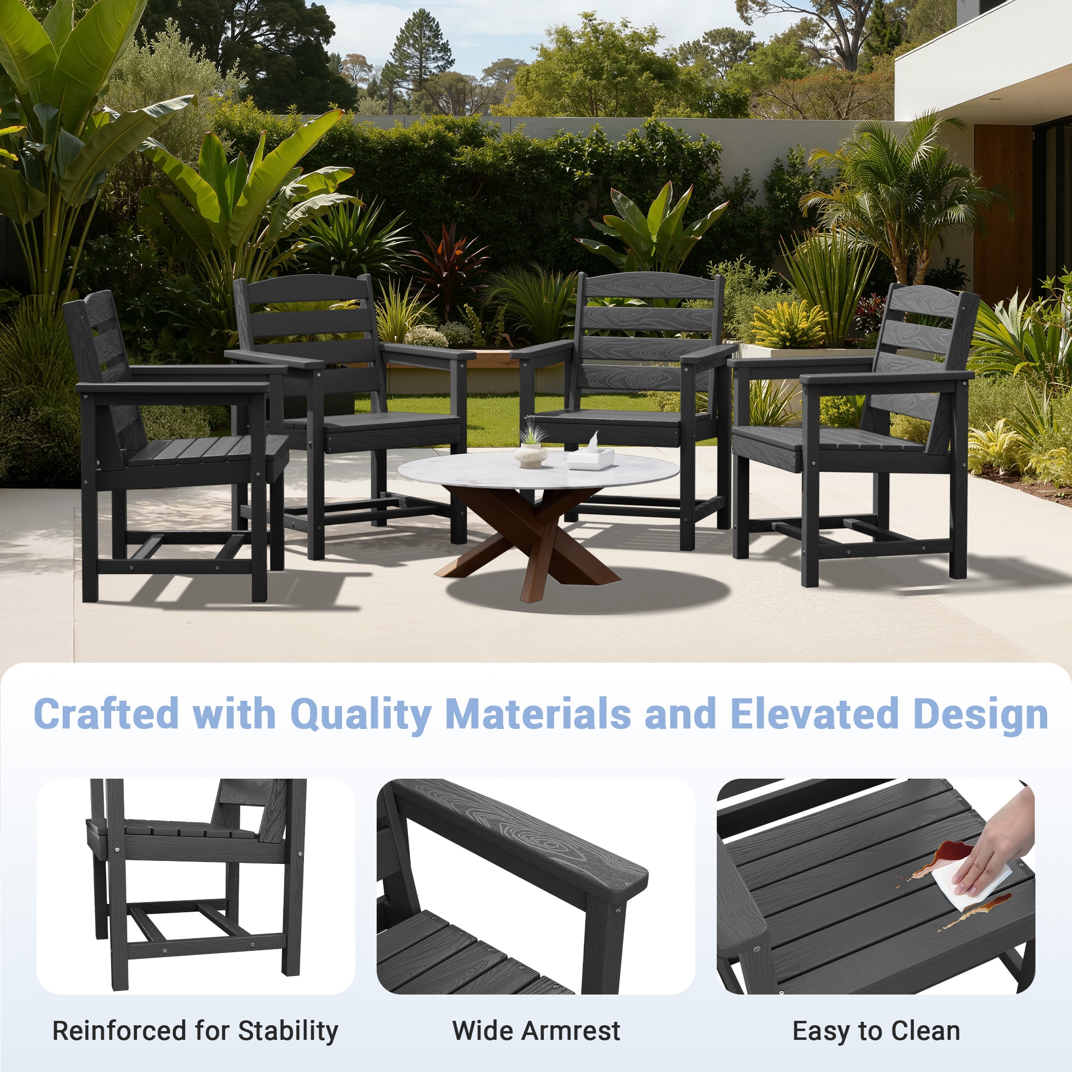 VOUA AK-JKJYCY-GY Patio-Chairs - View #7