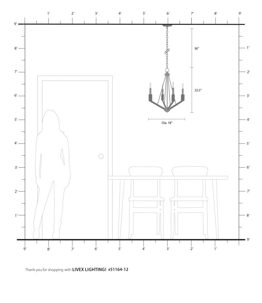 Beckett Satin Brass Mini Chandelier with Bronze Accents