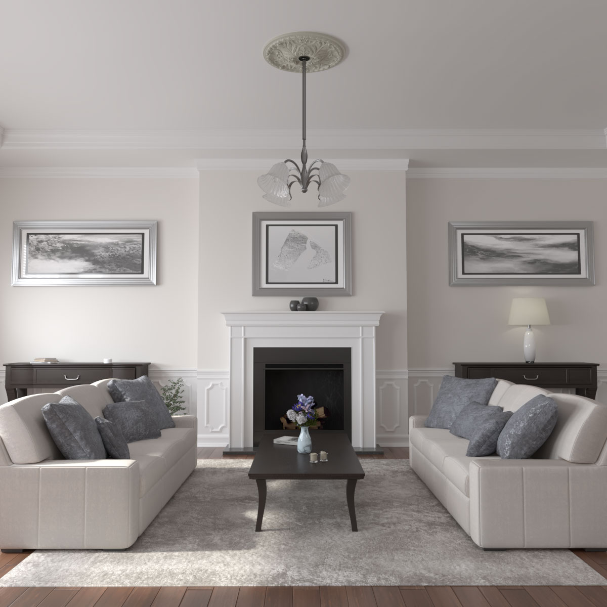 Ekena Millwork CM32TNPCF Ceiling-Medallions - View #4