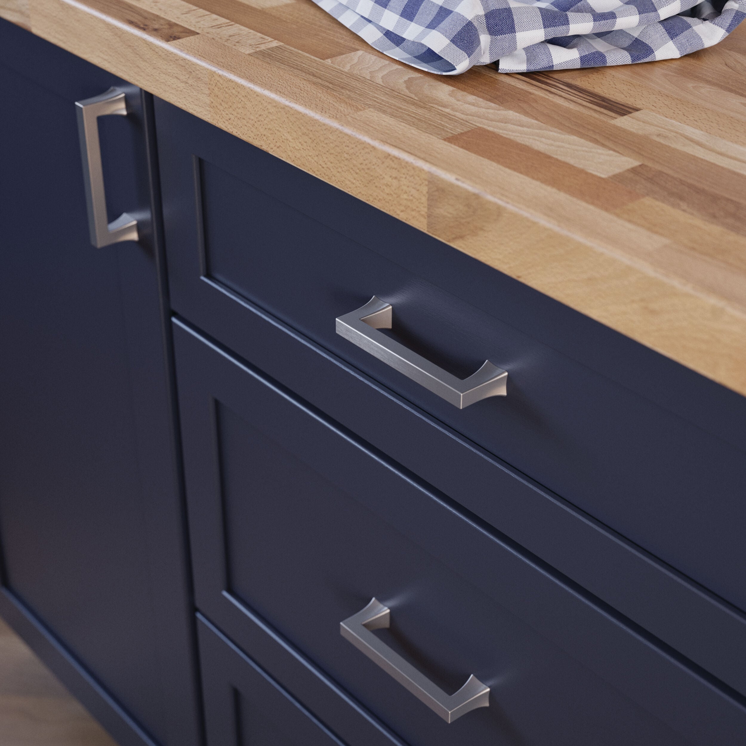 allen + roth P43419W-SN-C Cabinet-Pulls - View #2