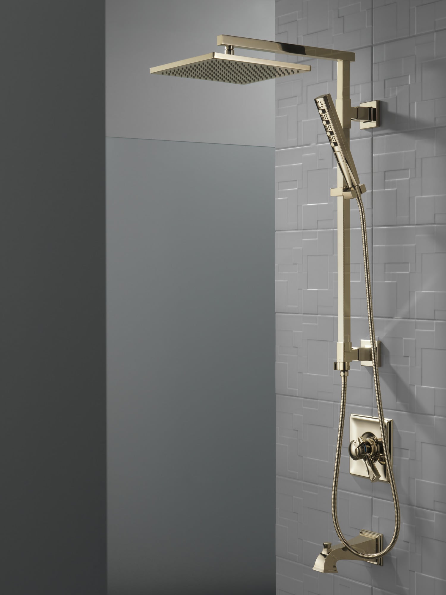 Delta T17051-PN Bath-Shower-Facc - View #3