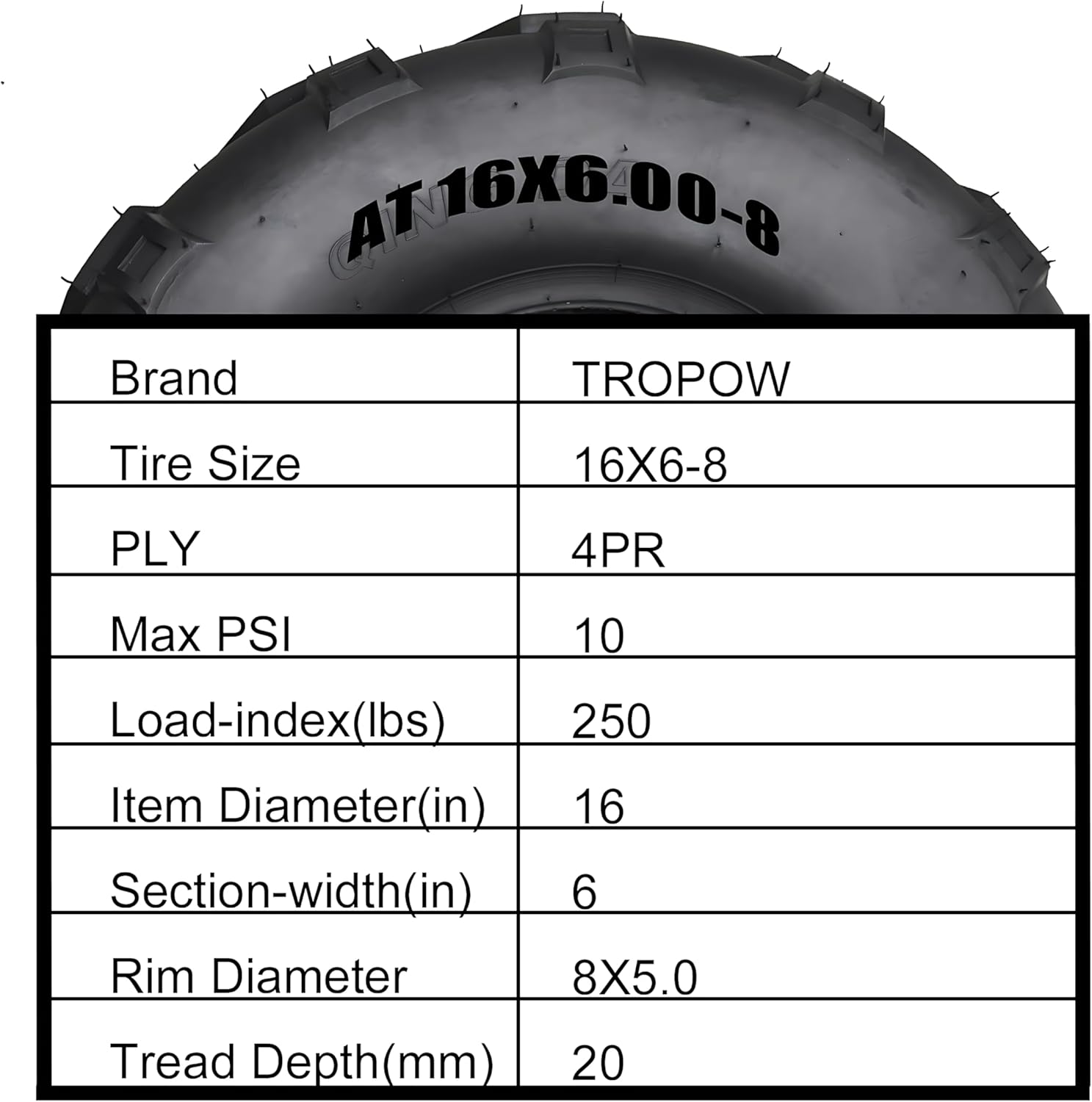 Garvee CNF-Q26FSGI2L-1 Ope-Wheels-And-Tires - View #2