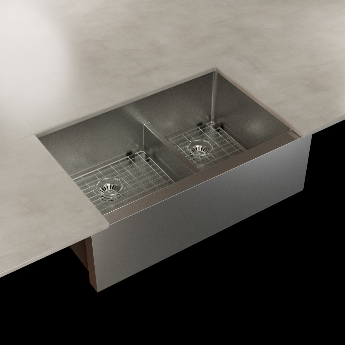 Valley Bath and Kitchen SYLVAN3320ADBO Kitchen-Sinks - View #2