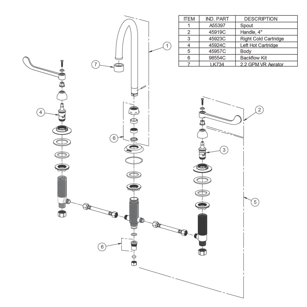 Elkay LK800GN04T4 Kitchen-Faucets - View #2
