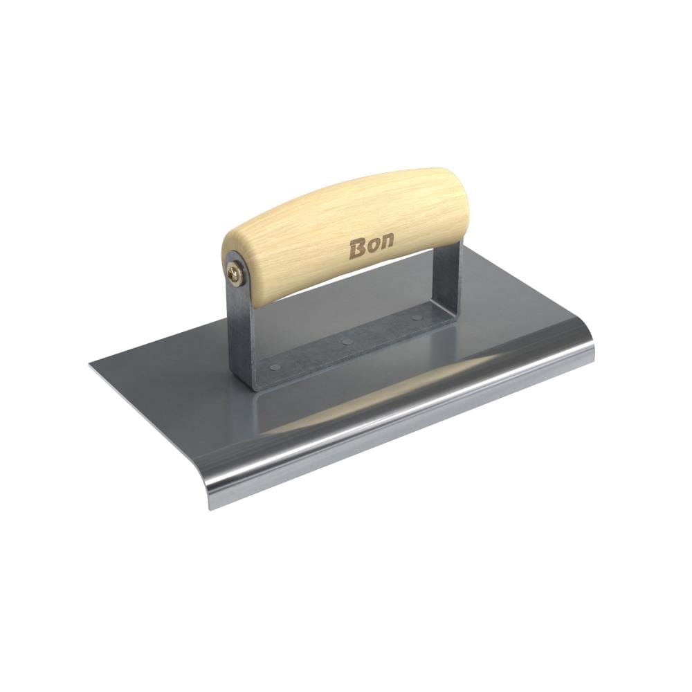 Bon Tool 12-450 8-Inches x 4-Inches Stainless steel Concrete Edger with 0.5-Inches Radius