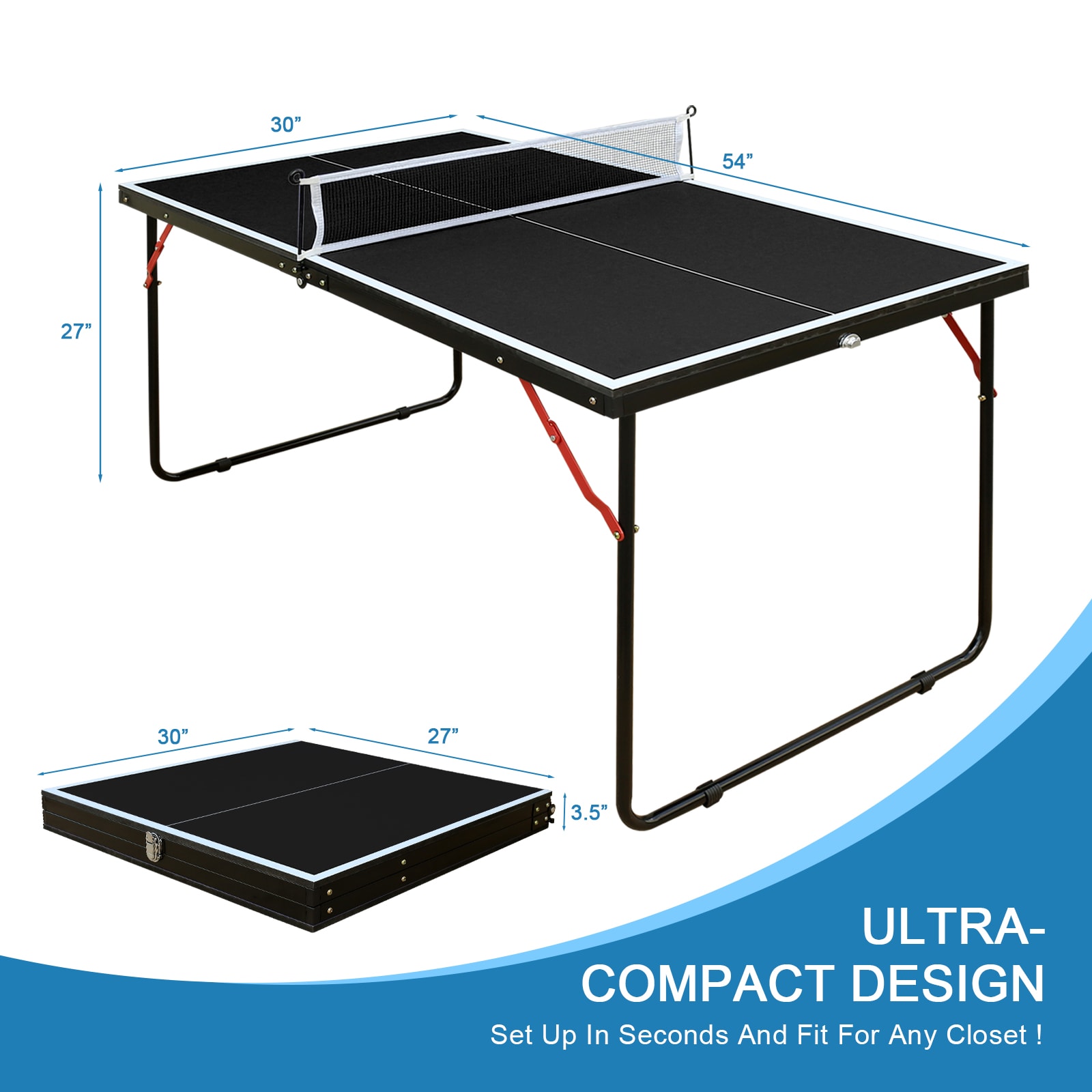 Dexmalle W1408P451416 Ping-Pong-Table - View #3