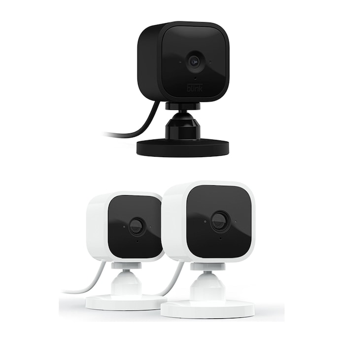 Shop Blink Mini Plug-in Indoor Smart Security Camera System, 2