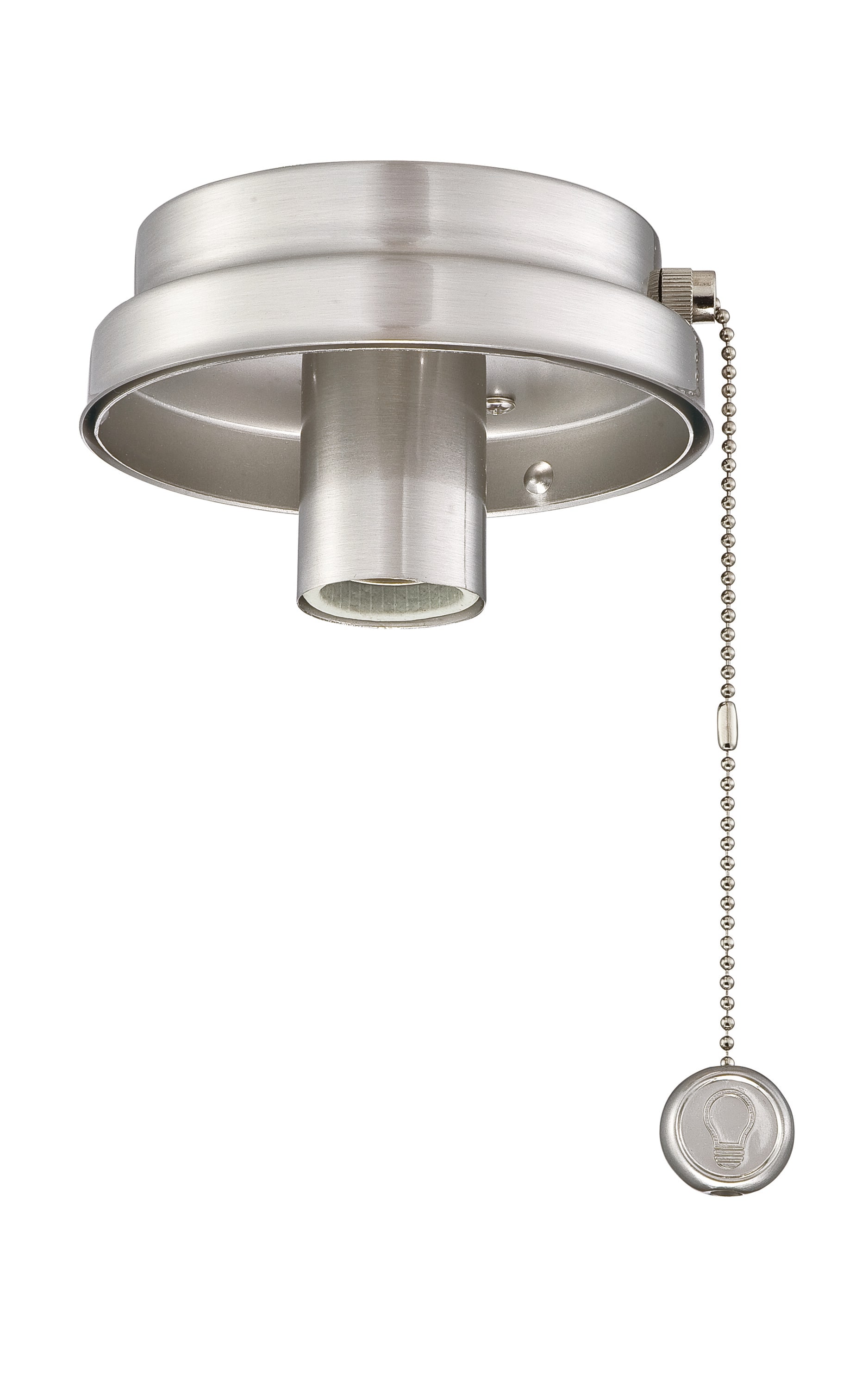 Fanimation F6BN 5.14-in 1 -Light Silver LED Ceiling Fan Light Kit
