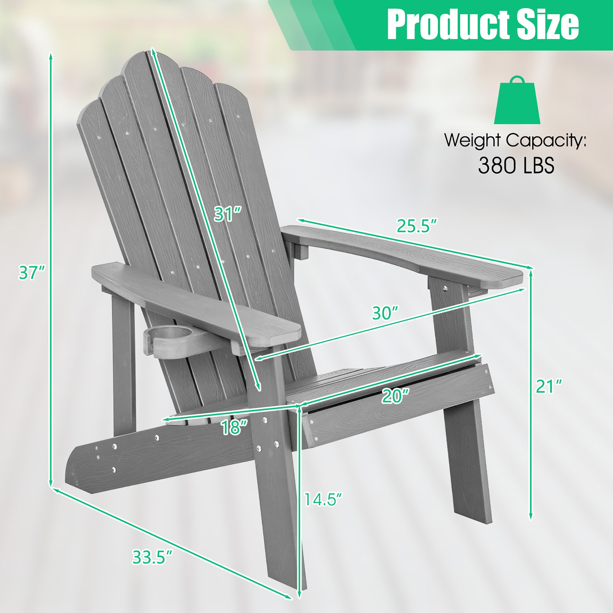 Costway NP10983SL Patio-Chairs - View #10
