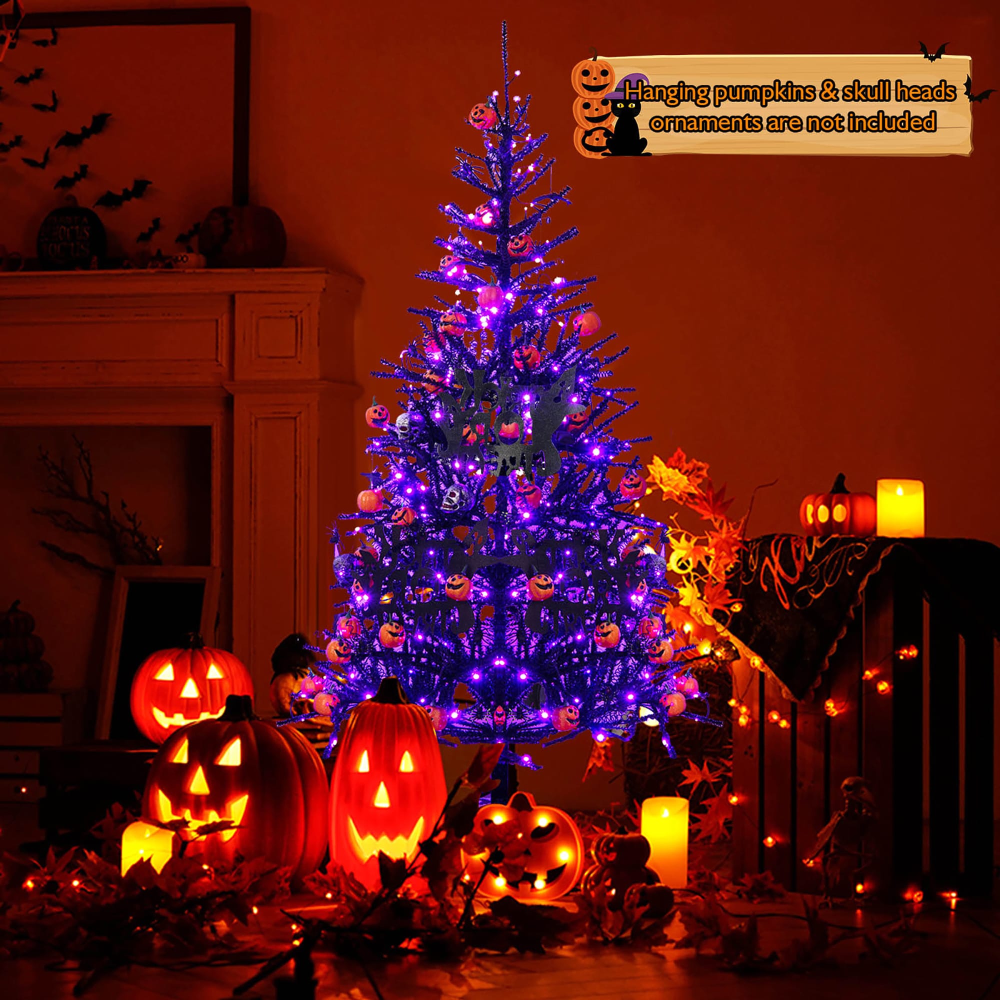Costway CM24081US Artificial-Christmas-Trees - View #7