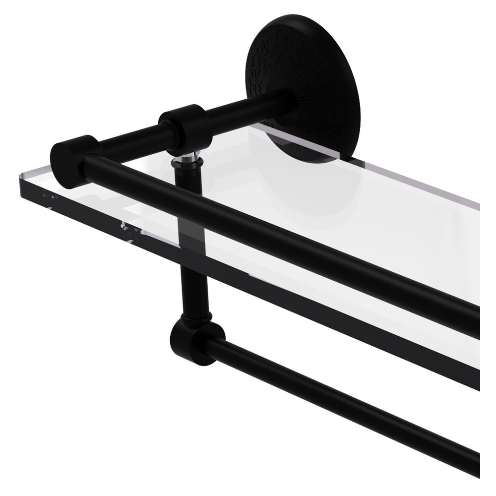 Allied Brass PMC-1PT/22-GAL-BKM Bathroom-Shelves - View #2