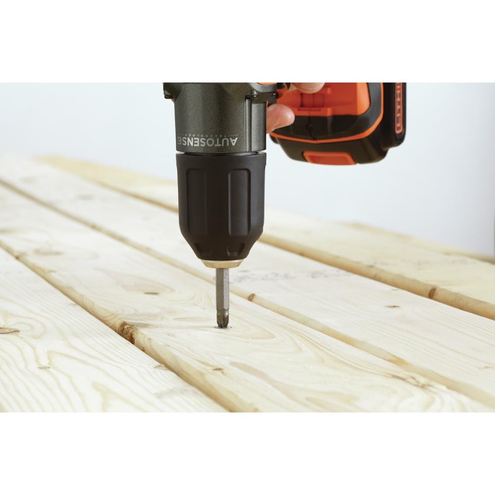 Black & Decker 20 Volt MAX Lithium-Ion 3/8 In. Cordless Drill Kit with  AutoSense Technology - Bliffert Lumber and Hardware