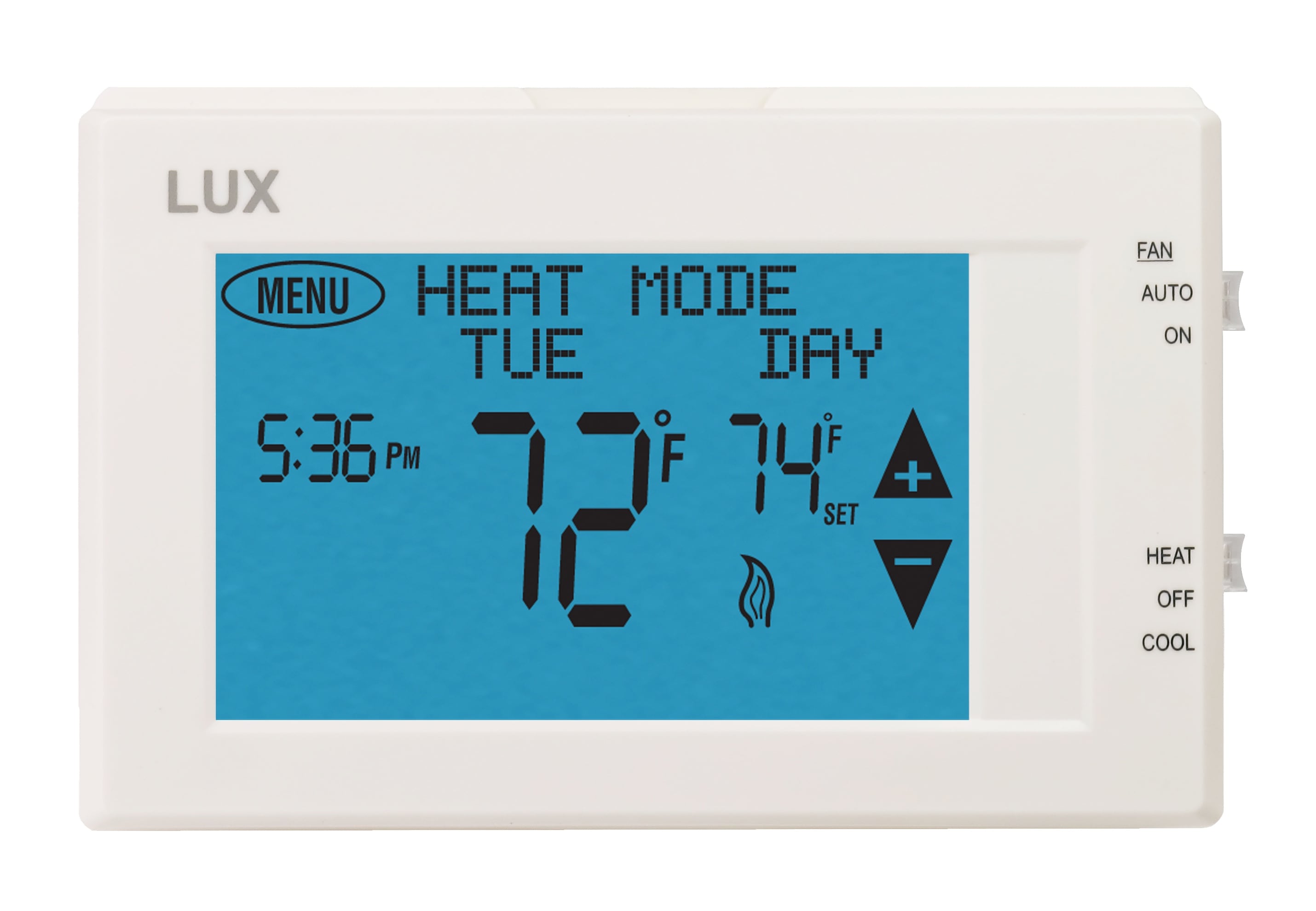Lux 7-day 24-Volt Touch Screen Programmable Thermostat Rectangle