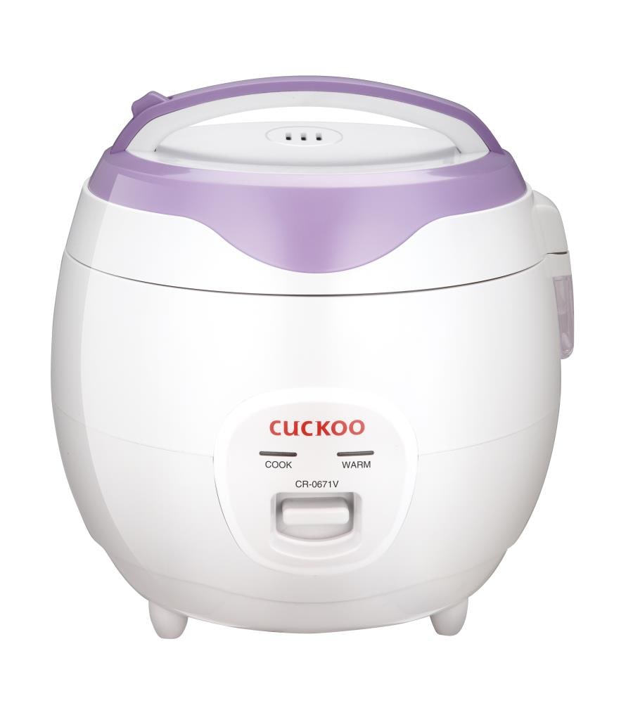 Cuckoo 6 Cup Electric Rice Cooker & Warmer Cr-0671V