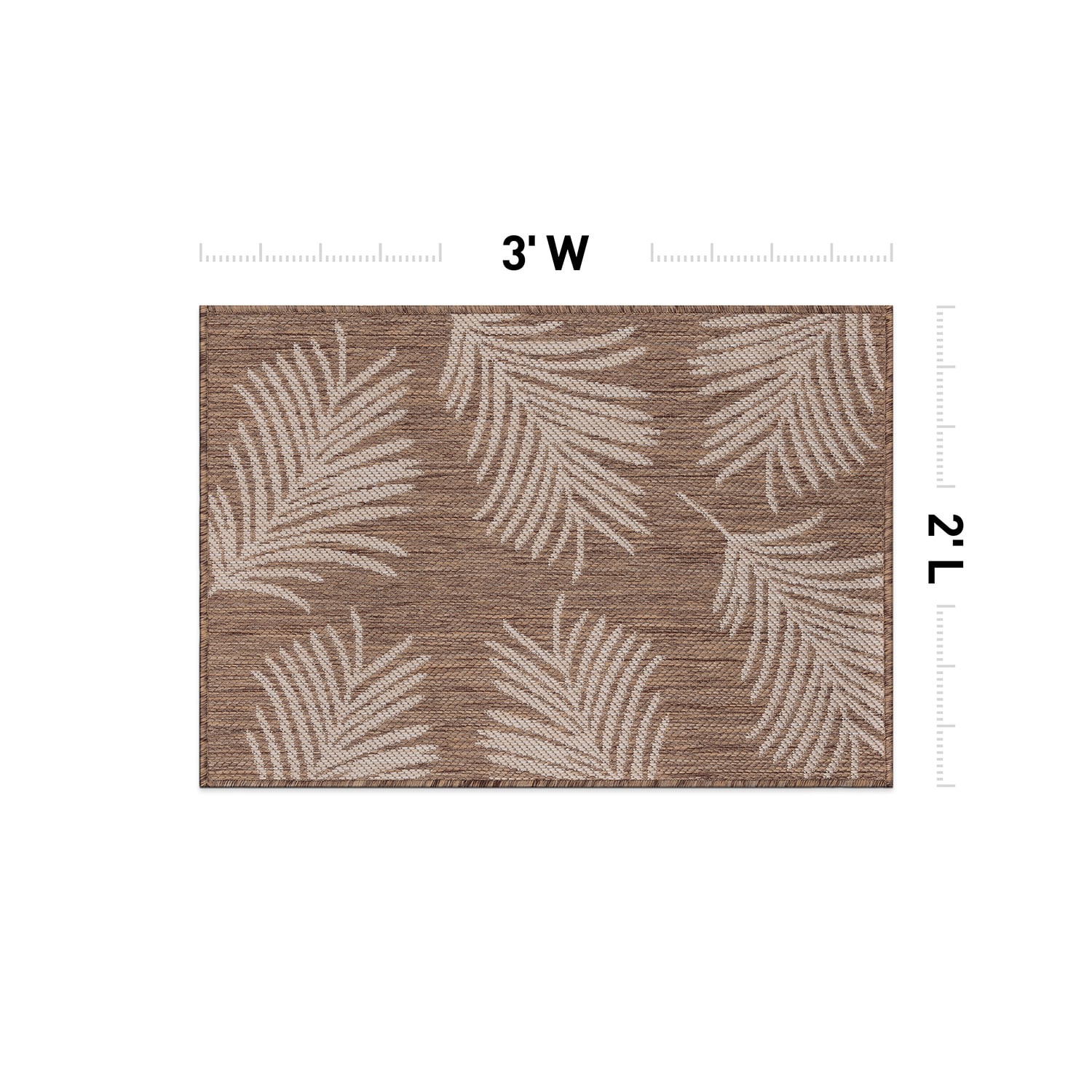 World Rug Gallery 111BROWN2X3 rugs - View #3