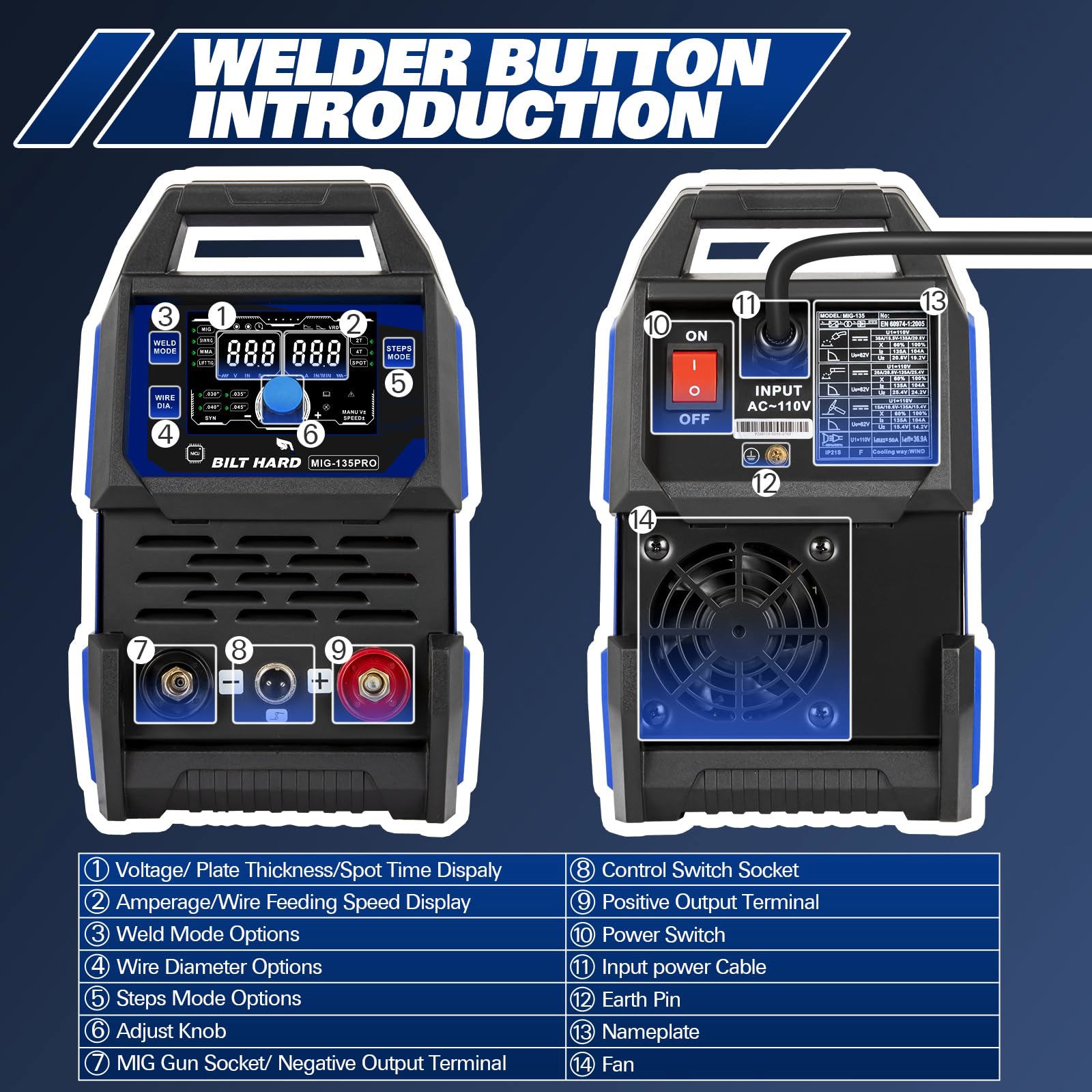 BILT HARD WLD-1607 Wire-Feed-Welders - View #5