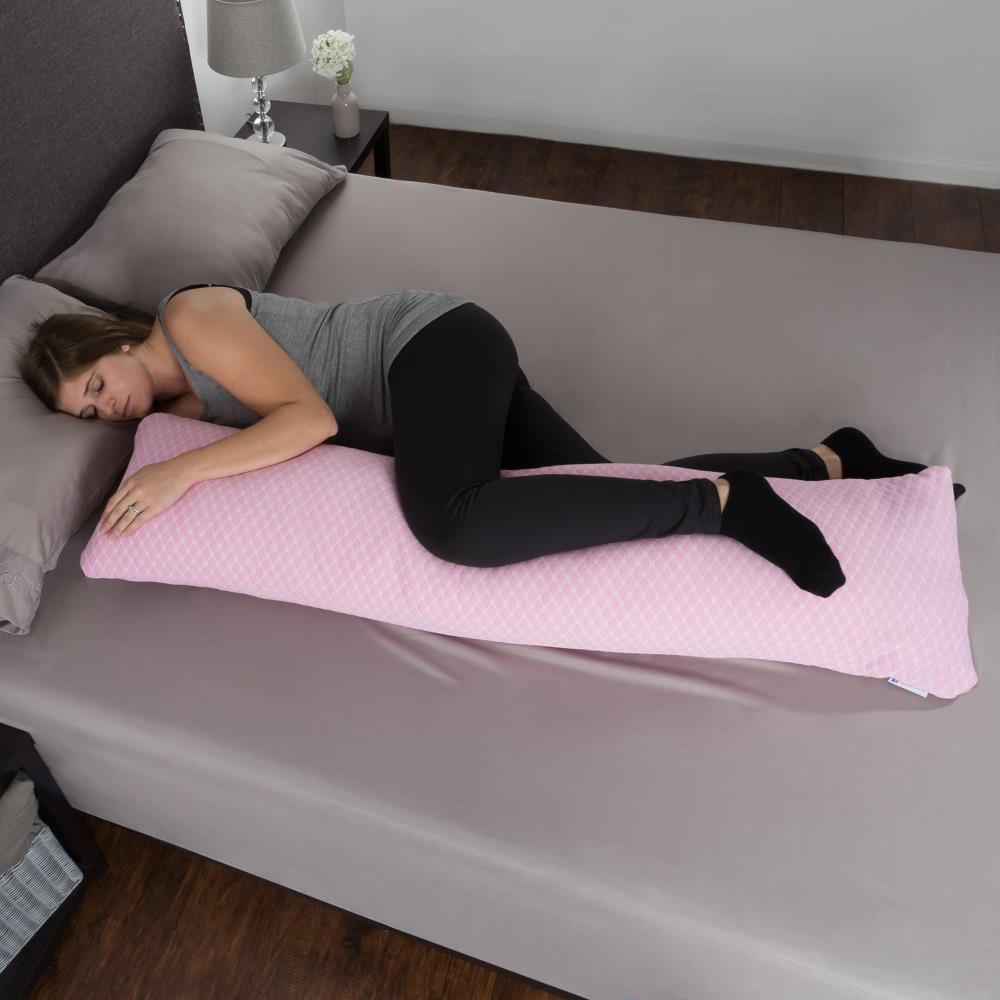 This $70 shredded memory foam body pillow has kept me cool and comfortable  for 60 nights