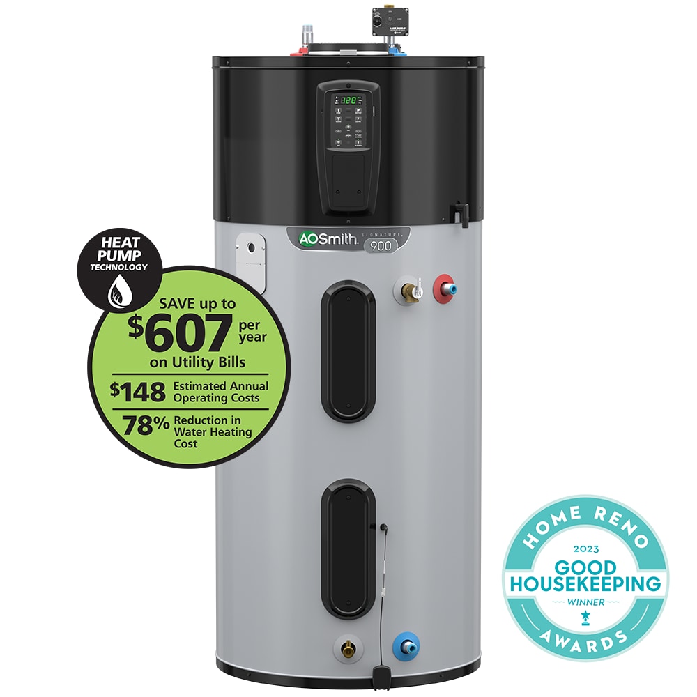 A.O. Smith Signature 900 66-Gallon Tall 10-year Warranty 240-volt Smart Hybrid Heat Pump Water Heater with Leak Detection and Automatic Shut-off