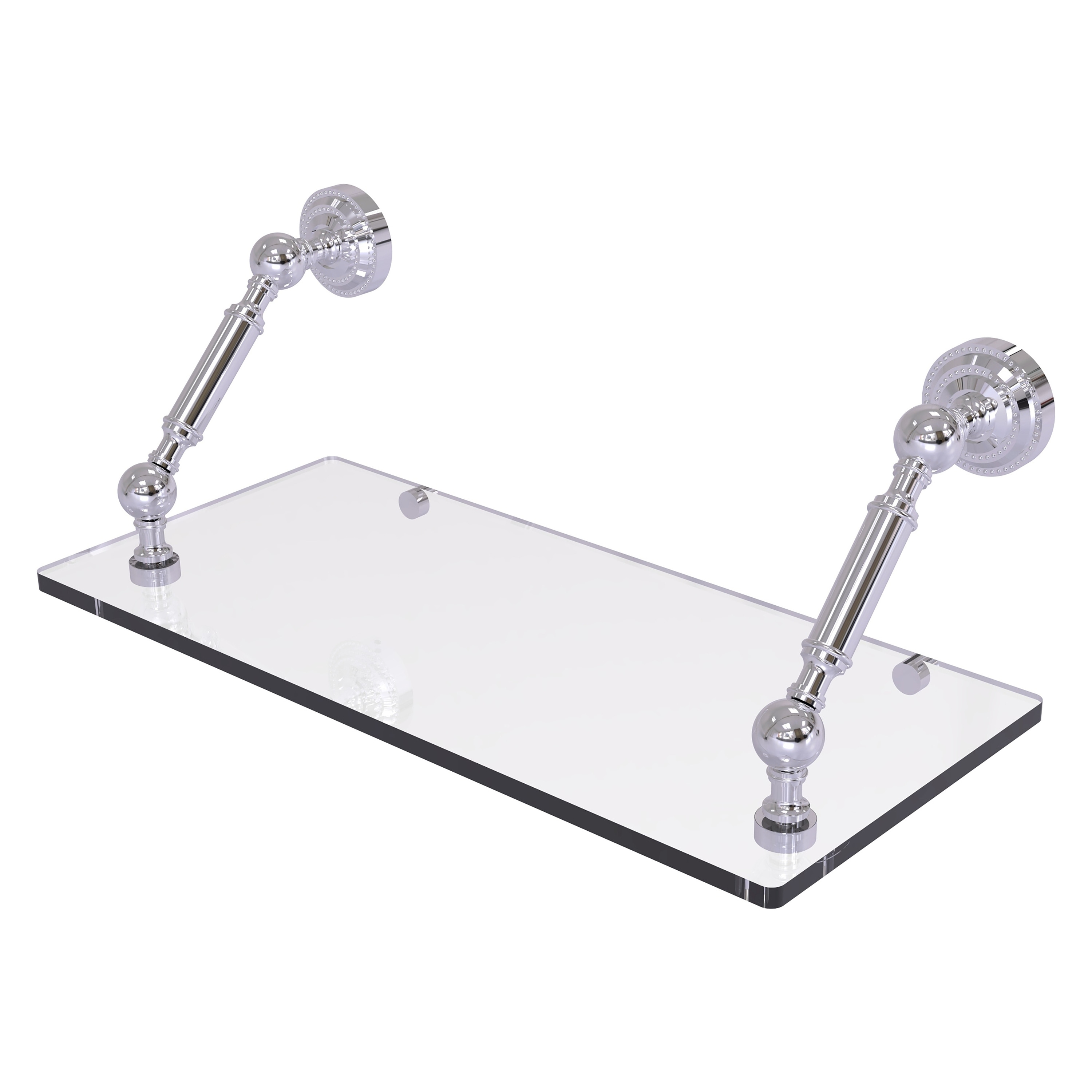 Allied Brass DT-1-18-PC Dottingham Polished Chrome Wall mount Bathroom Shelf ( 18-in x 7.3-in x 8-in )