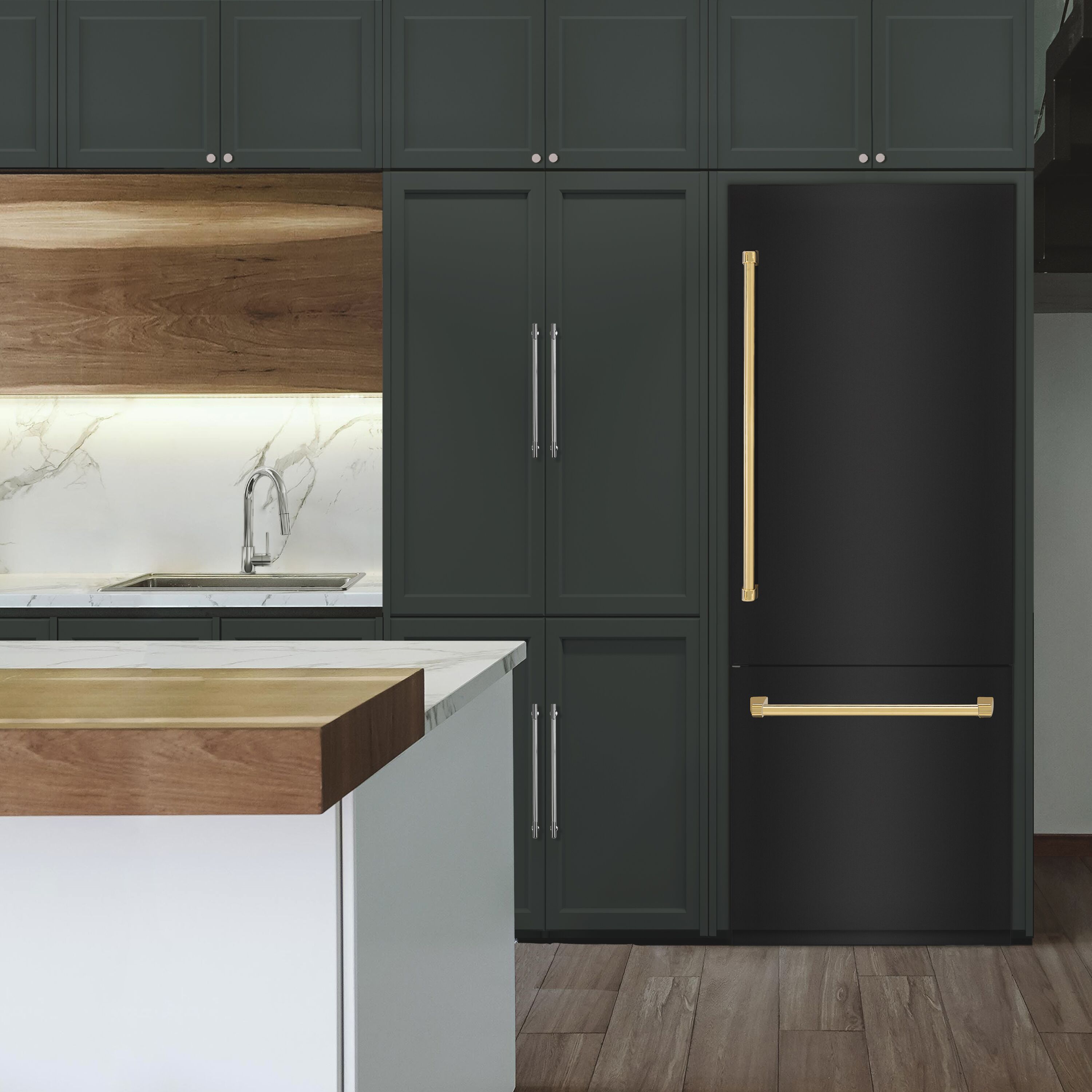 ZLINE KITCHEN & BATH RBIVZ-BS-30-G Bottom-Freezer-Refrigerators - View #11