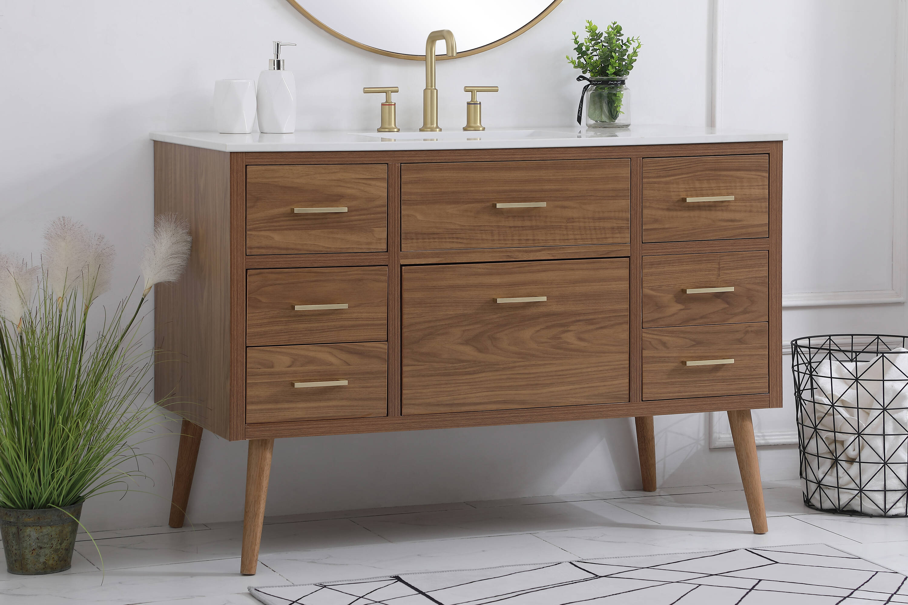 Elegant Decor HF123144WB Bath-Vanity-Combo - View #2
