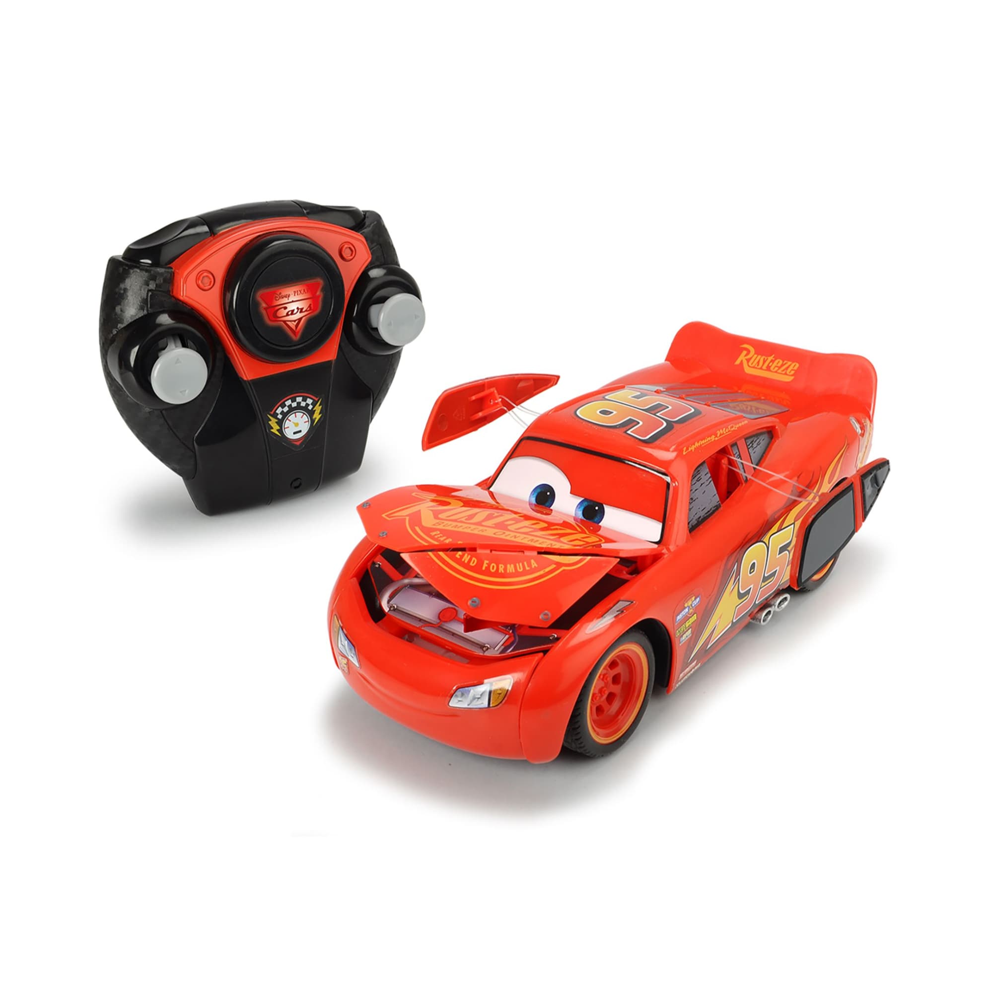 Jada Toys Disney Pixar Cars Remote Control Car for Kids 2 Channel