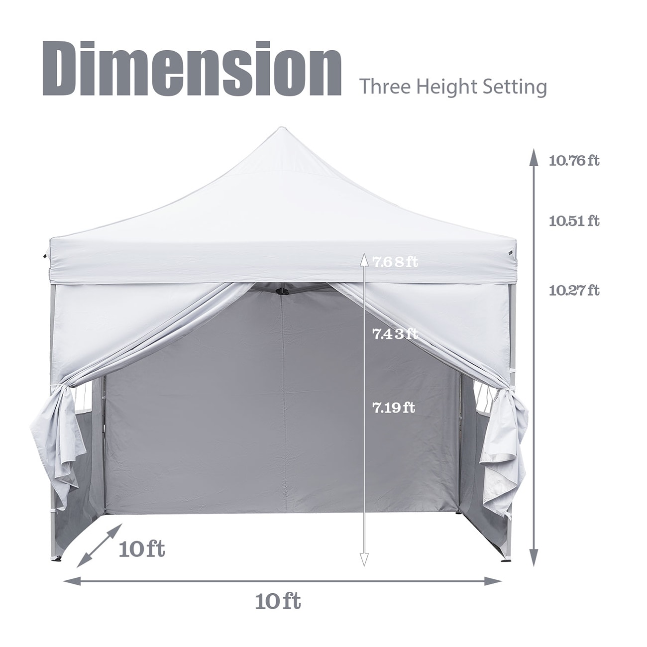 Ainfox WHGM77I44 Wood-Resin-Gazebos - View #2