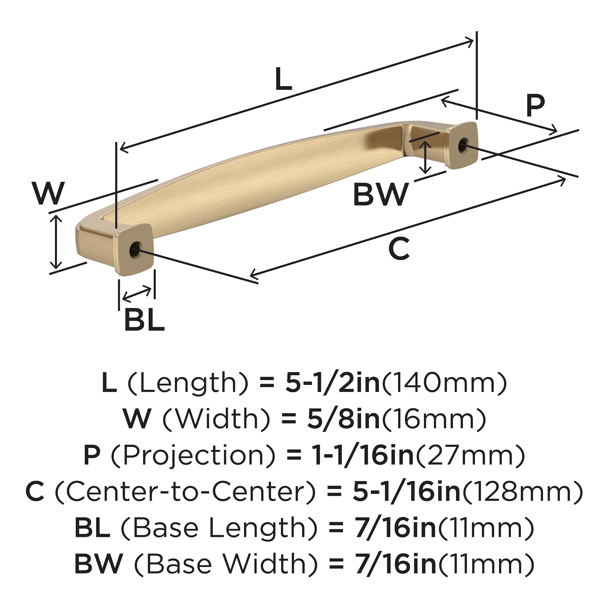 Amerock 10VMP37052CZ Cabinet-Pulls - View #4