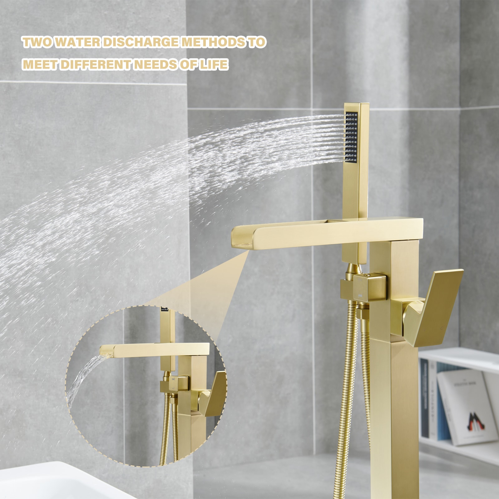 Flynama L-147525 Roman-Tub-Faucets - View #3