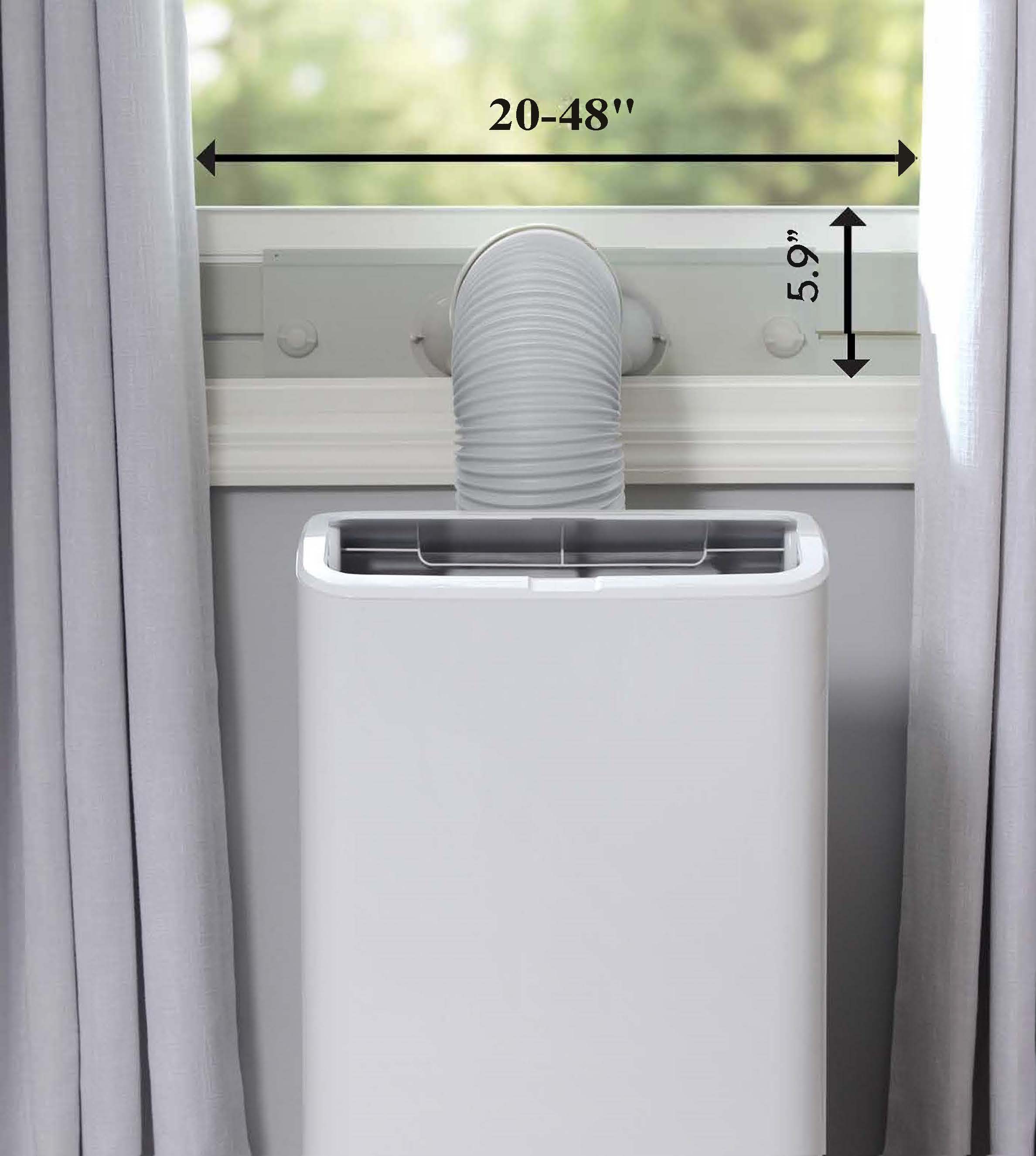 GE APCD08JASW Portable-Air-Conditioners - View #14