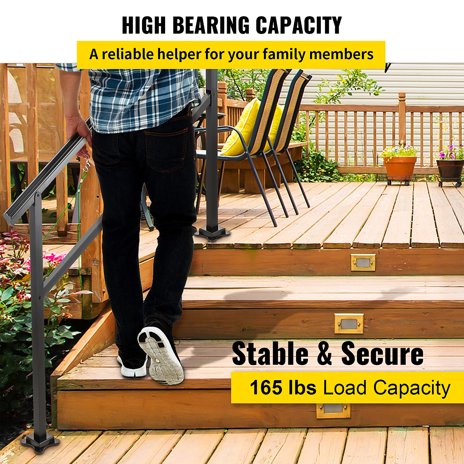 VEVOR LZLTFSDHGLZHSKD01V0 Interior-Stairpart-Railing - View #5