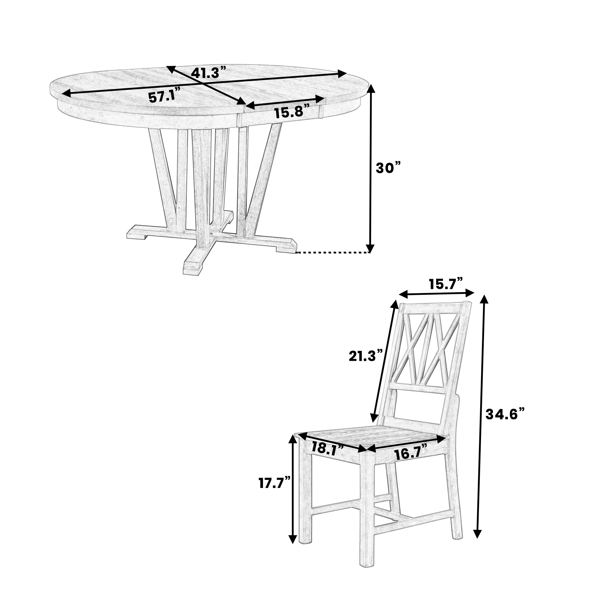 Bybafun YA0100232 Dining-Sets - View #3