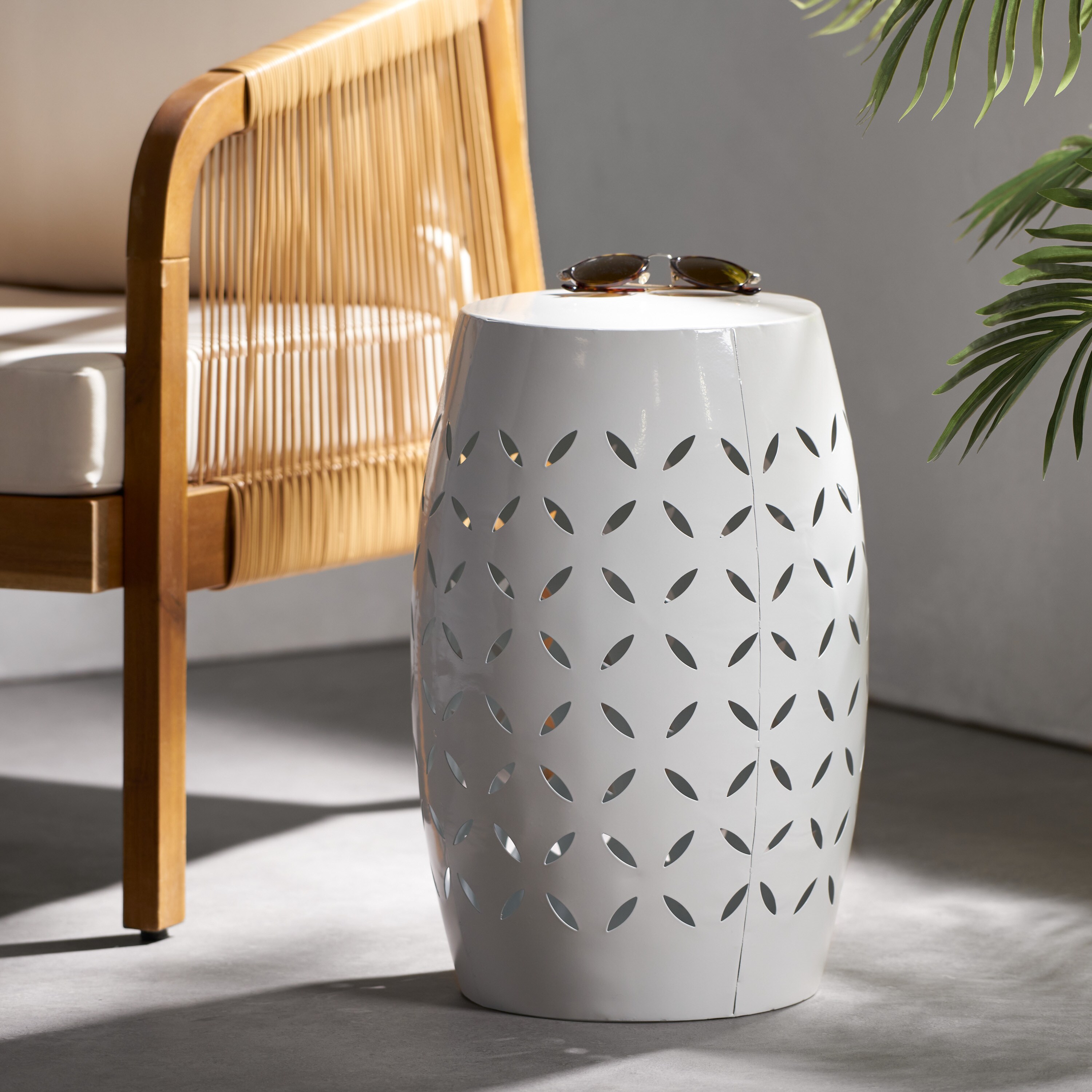AHIOU HOME ZAAHG-61305.00WHIGS Garden-Stools - View #3