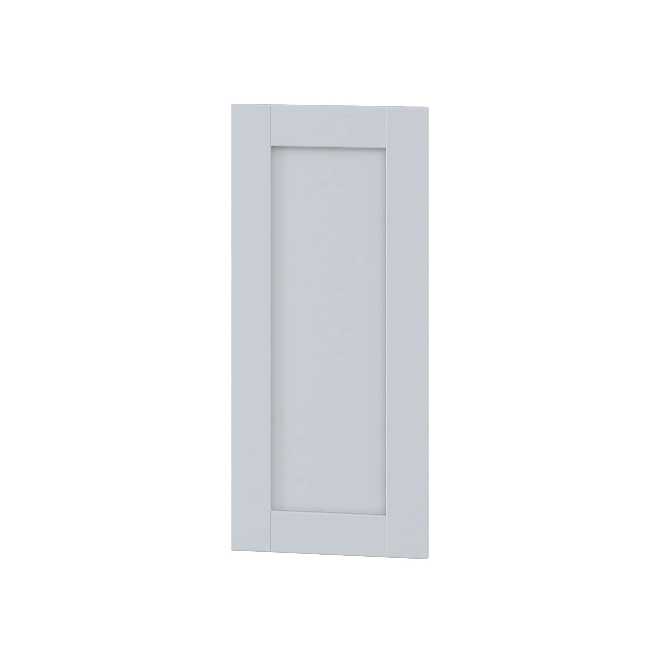 Hugo&Borg DSDR13.530-CH Charlesberg 13.5-in W x 30-in H Light Gray Laminate Shaker Base and wall cabinet doors (Fits 15-in wall box )