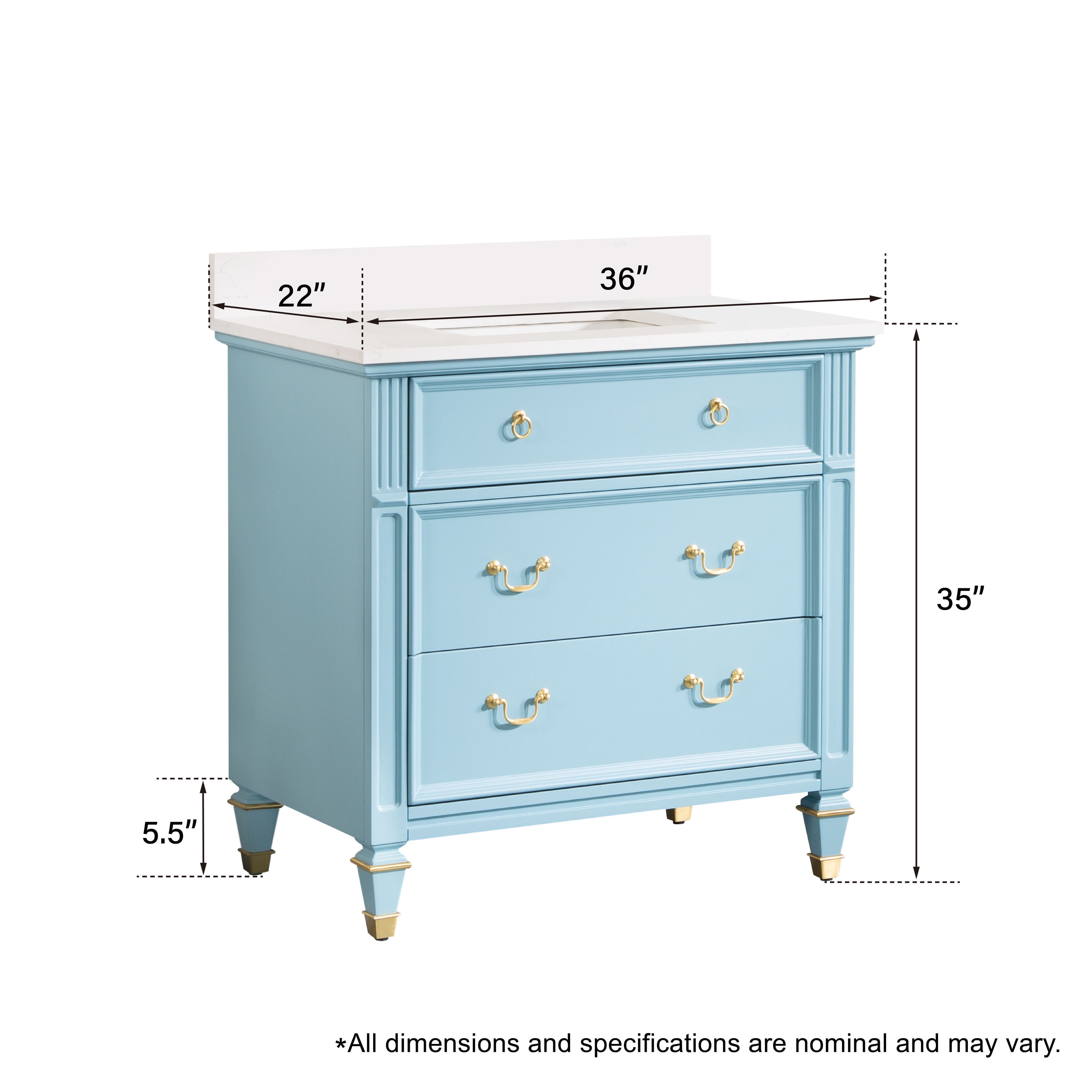 Forclover MF02-36CB Bath-Vanity-Combo - View #2