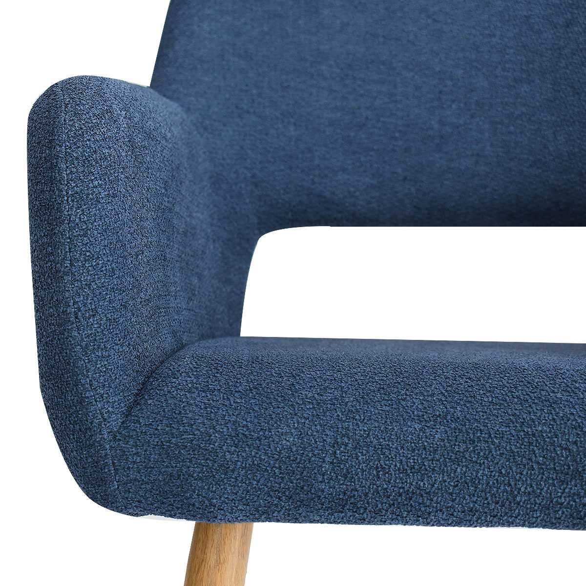 Maison Boucle ATLANTA-ARM-MB-BLUE stools - View #8