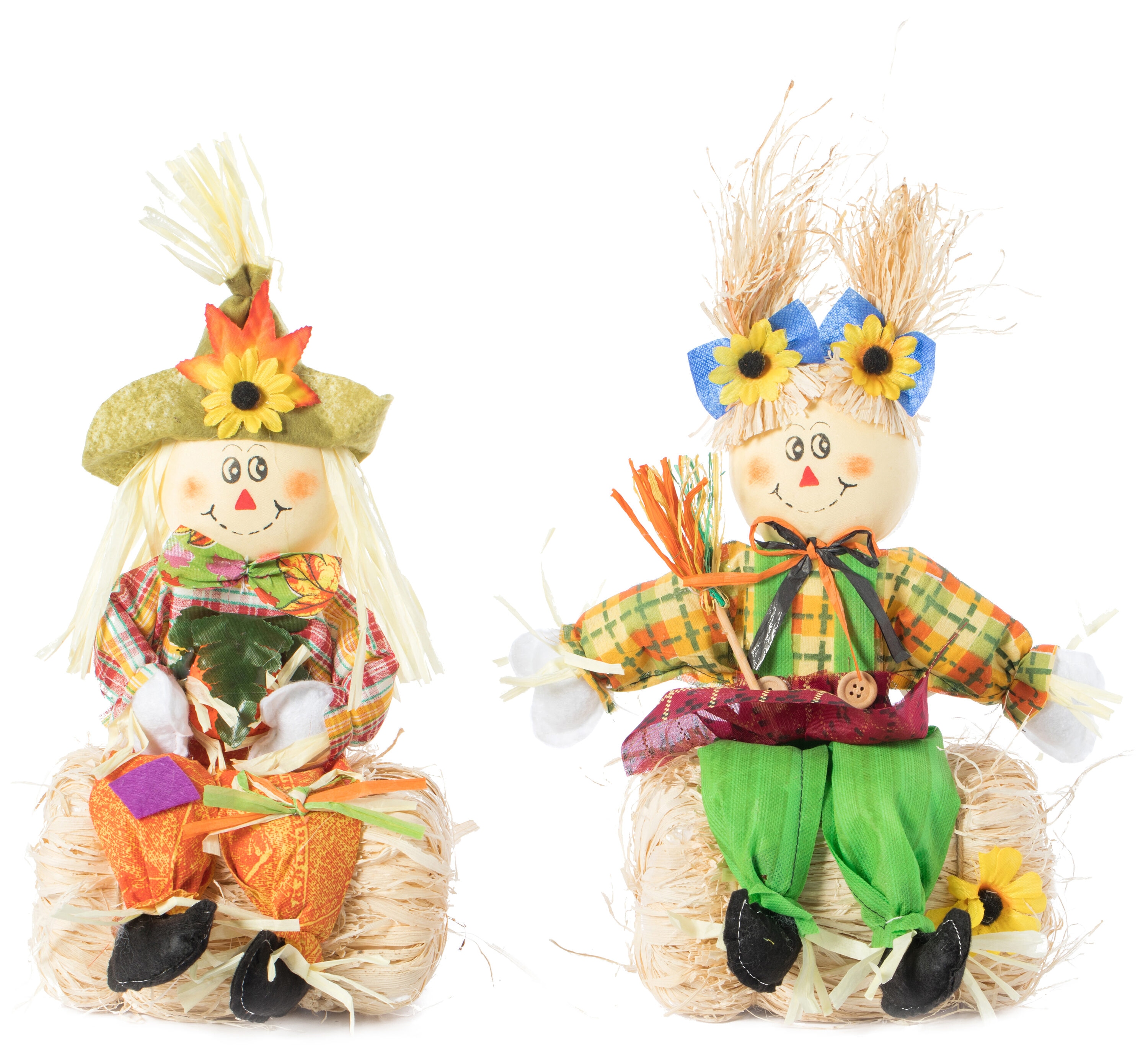 Gardenised QI003425 1.08-ft Scarecrow Yard decoration 2 -Pack