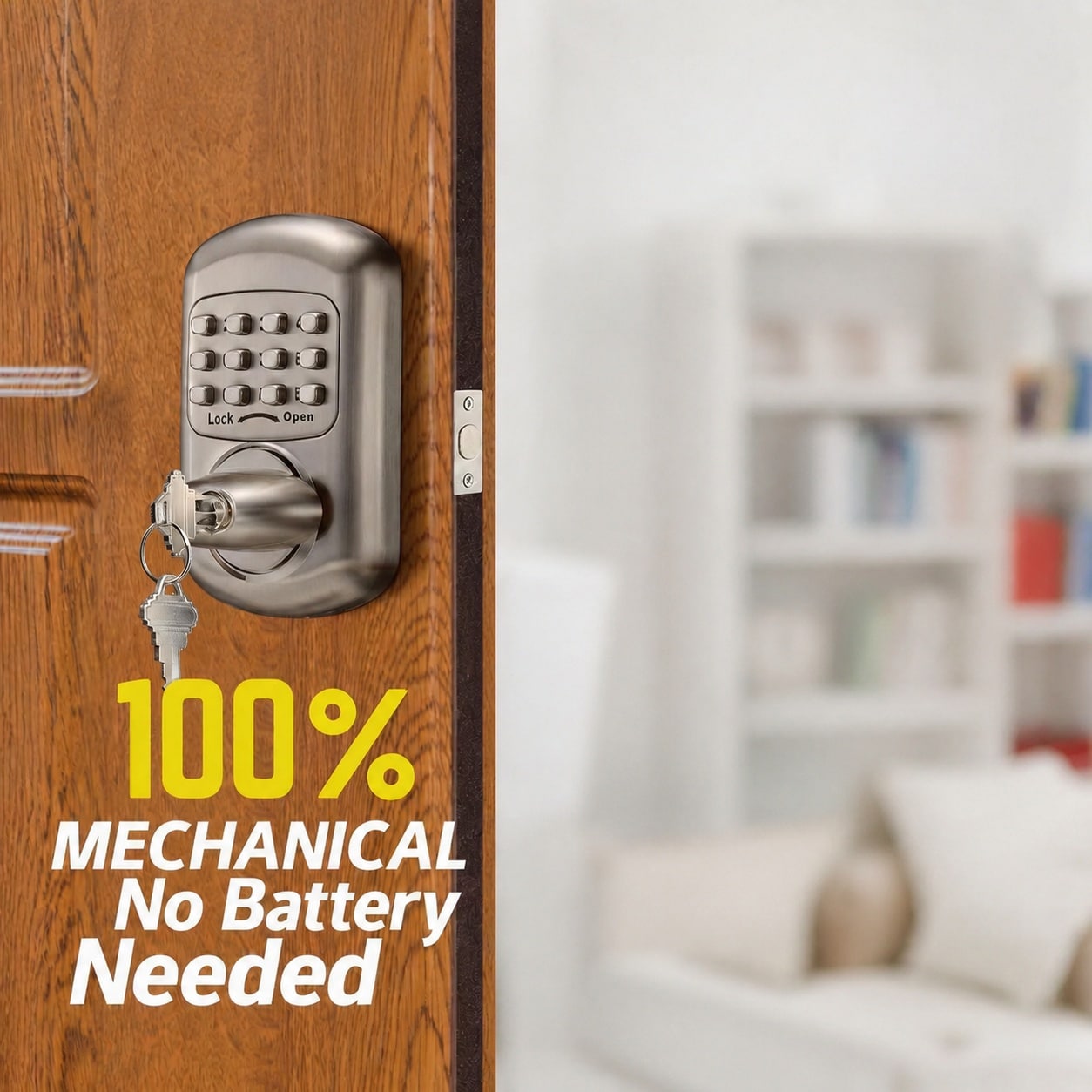 Aoibox LABK82LK Door-Deadbolts - View #2
