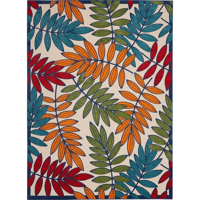 Nourison Aloha Area Rug, Multicolor, 7'10 x 10'6