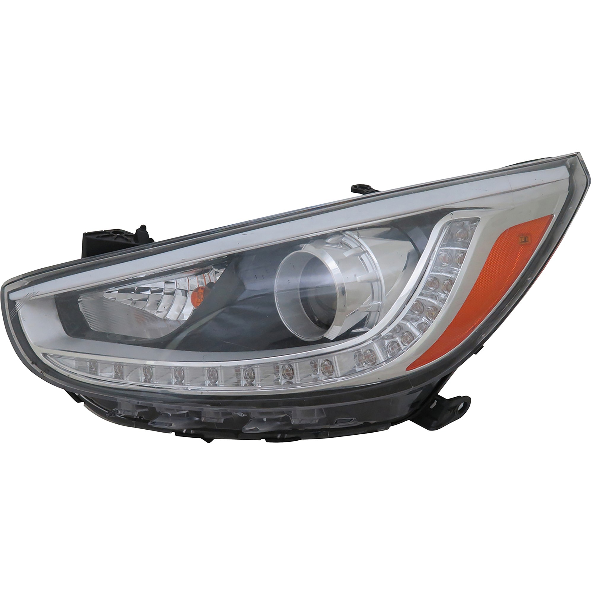 Garage-Pro GPRH10010002 Driver Side Headlight For Hyundai Accent 2014-2017 Halogen with Bulb(s) For Models with Projector Headlights Replaces# 921011r610