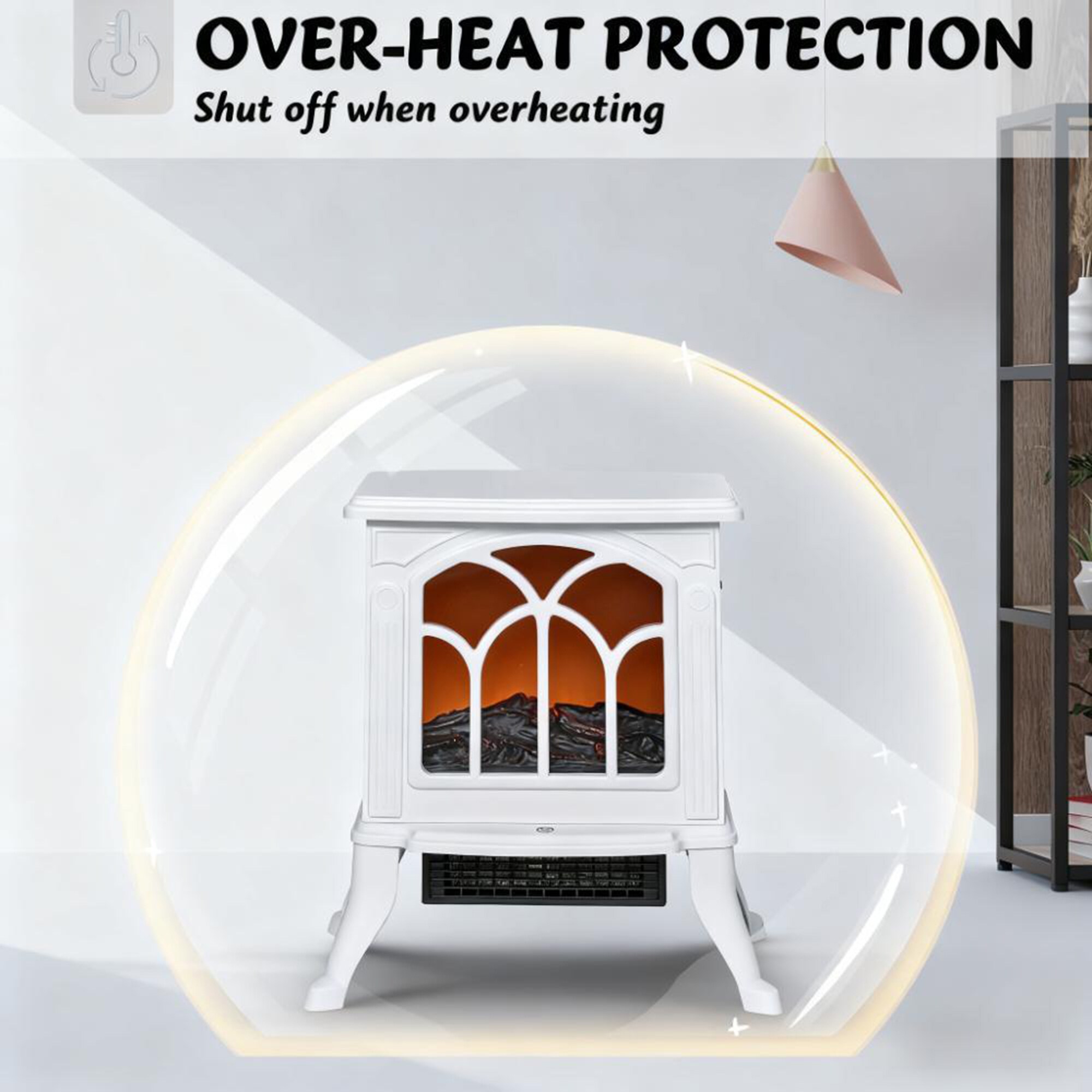 Bybafun YE7400035 Electric-Fireplaces - View #3