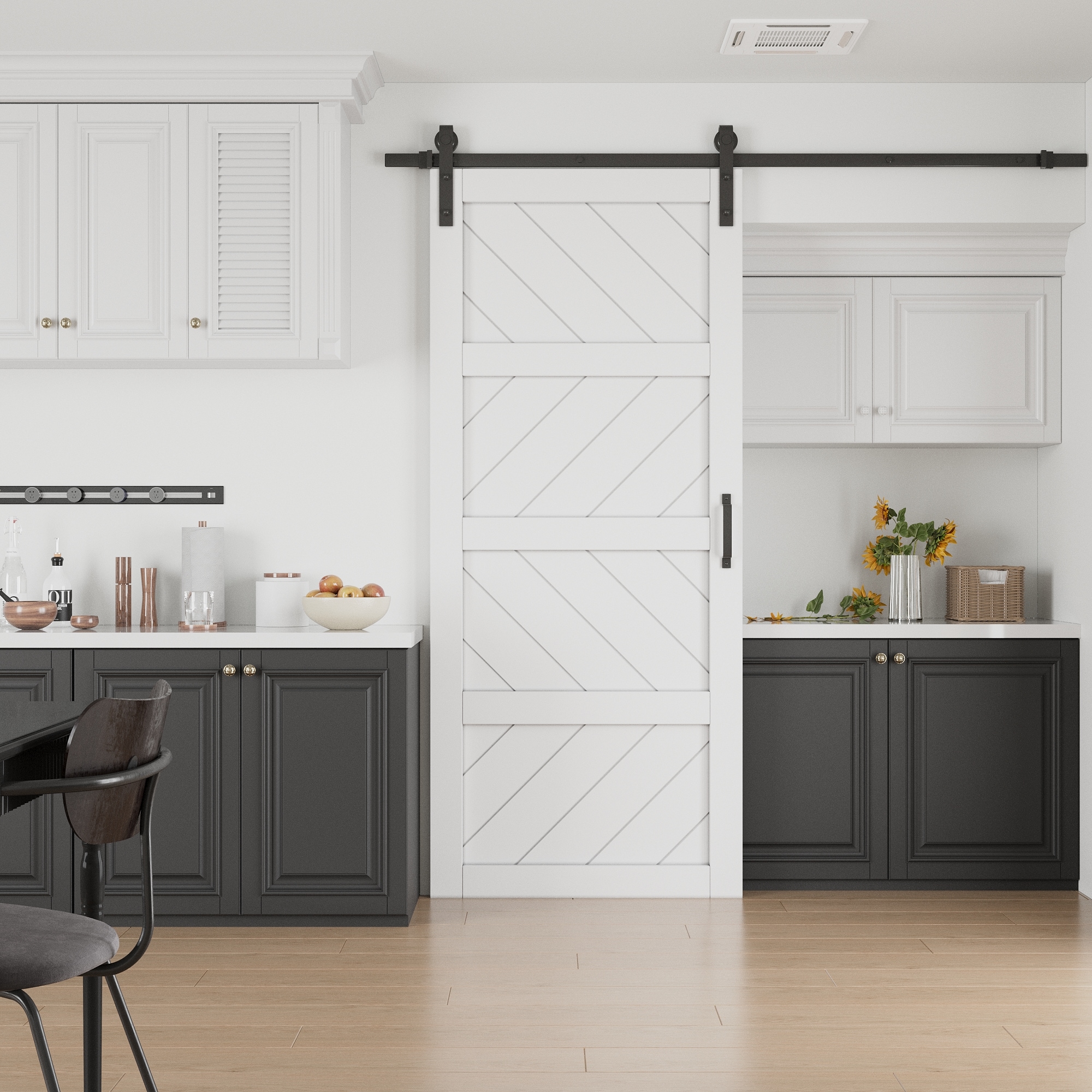 JUJUBON IN-BDWT-4L-36 Barn-Doors - View #2